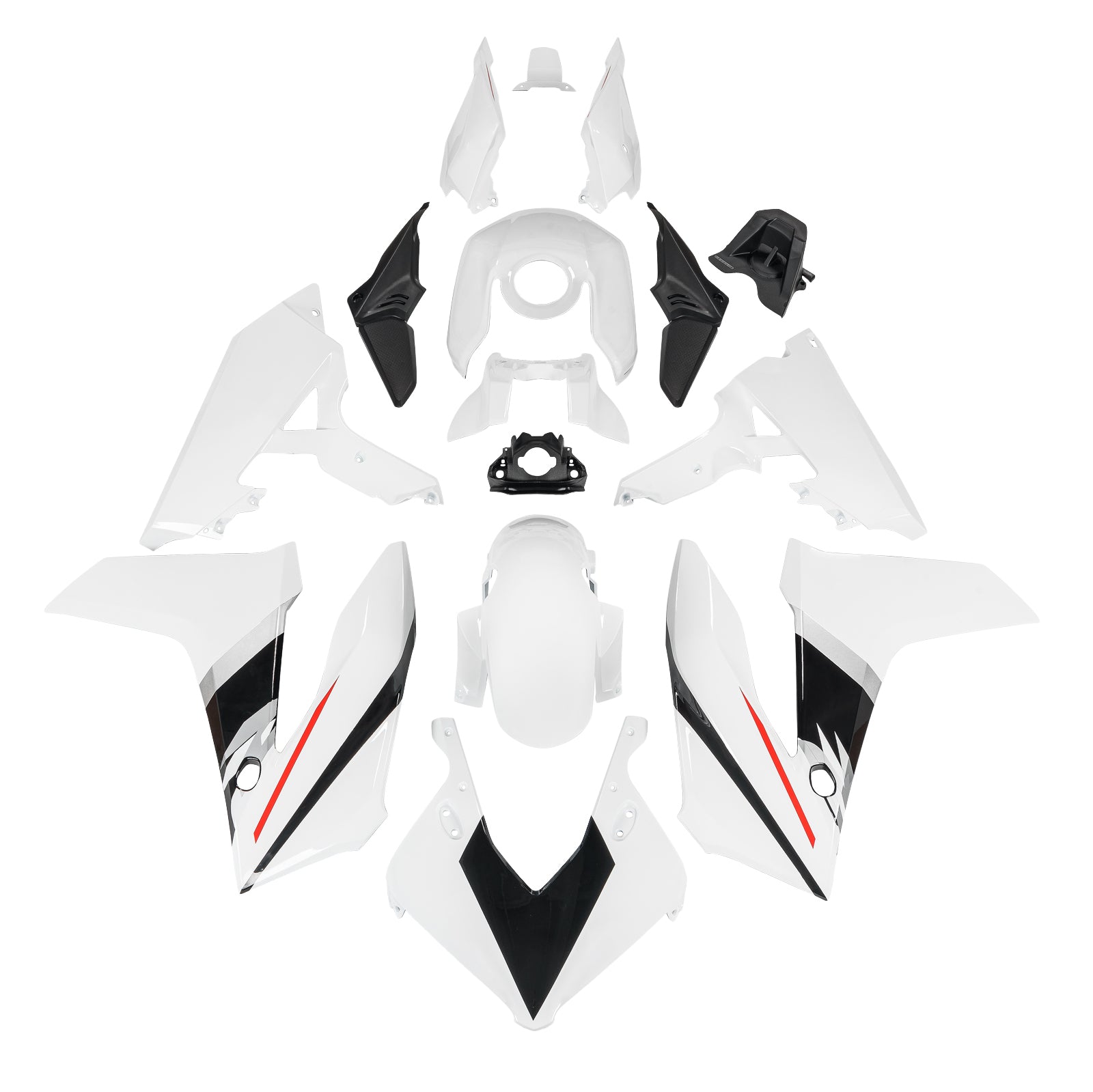 Kit de carenado de carrocería de plástico ABS de inyección para Honda CBR650R 2024-2025