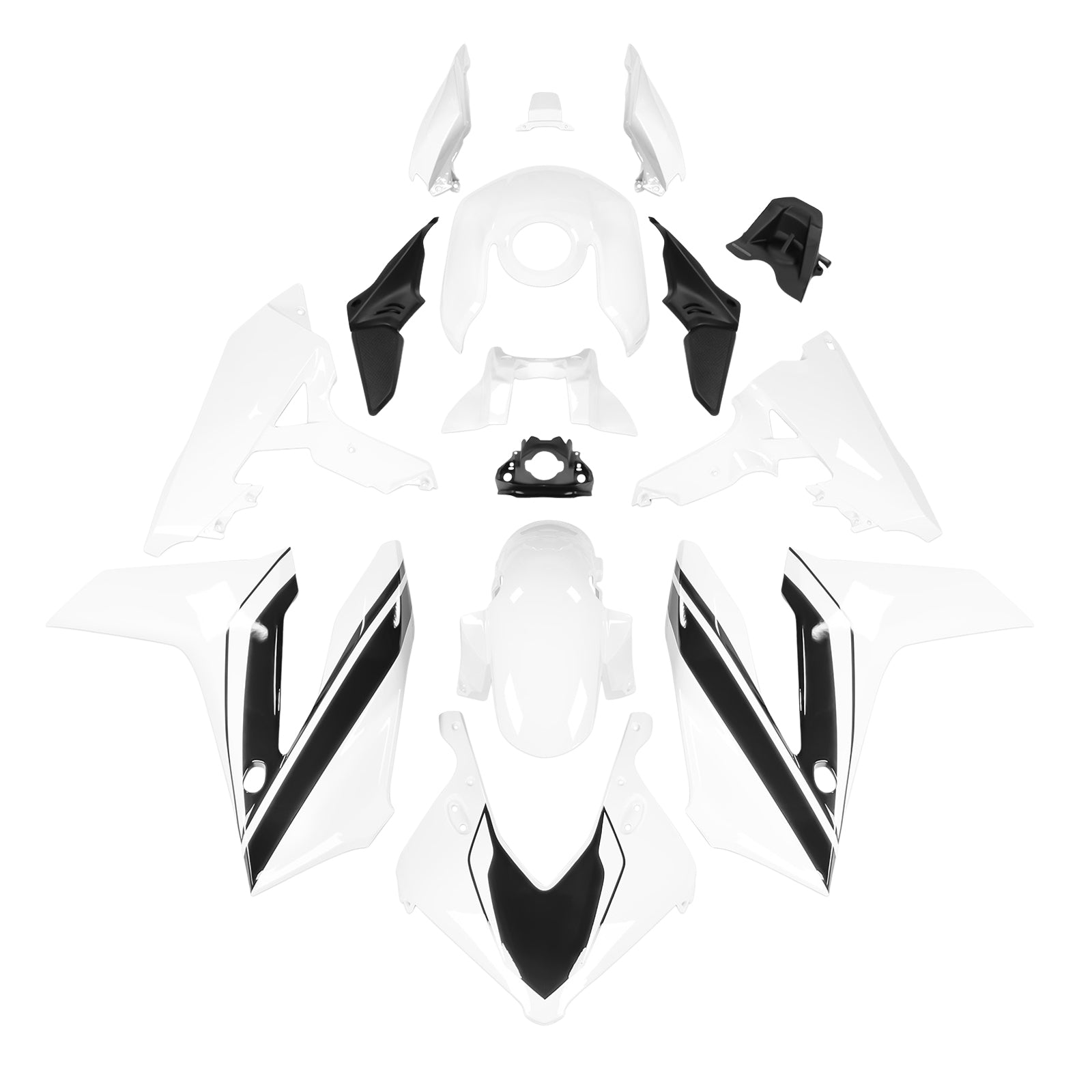 Kit de carenado de carrocería de plástico ABS de inyección para Honda CBR650R 2024-2025