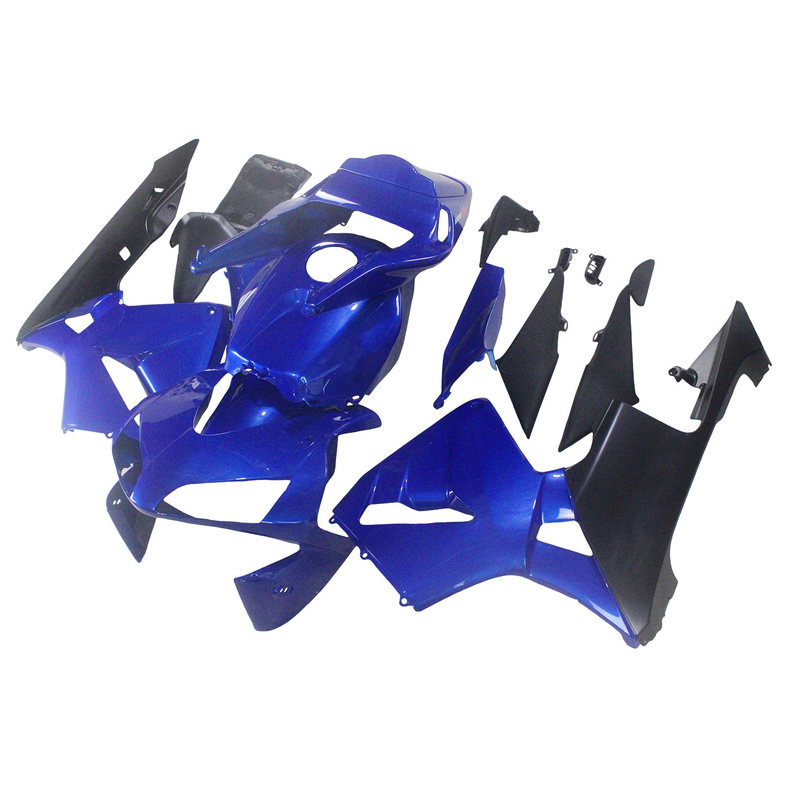 2003-2004 Honda CBR 600 RR Blauw & Zwart CBR Racing stroomlijnkappen Generiek