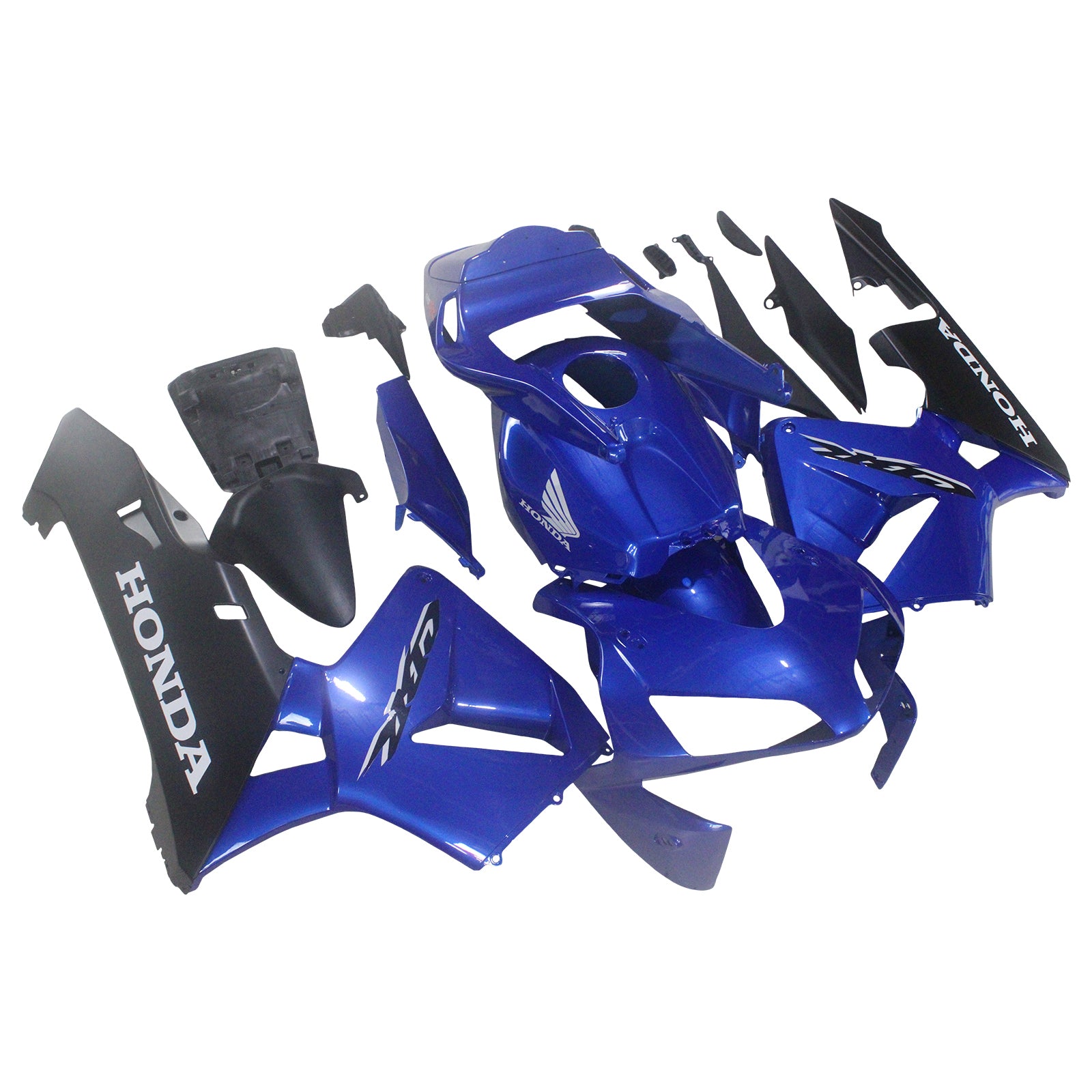 2003-2004 Honda CBR 600 RR Blue & Black CBR Racing Fairings Generic