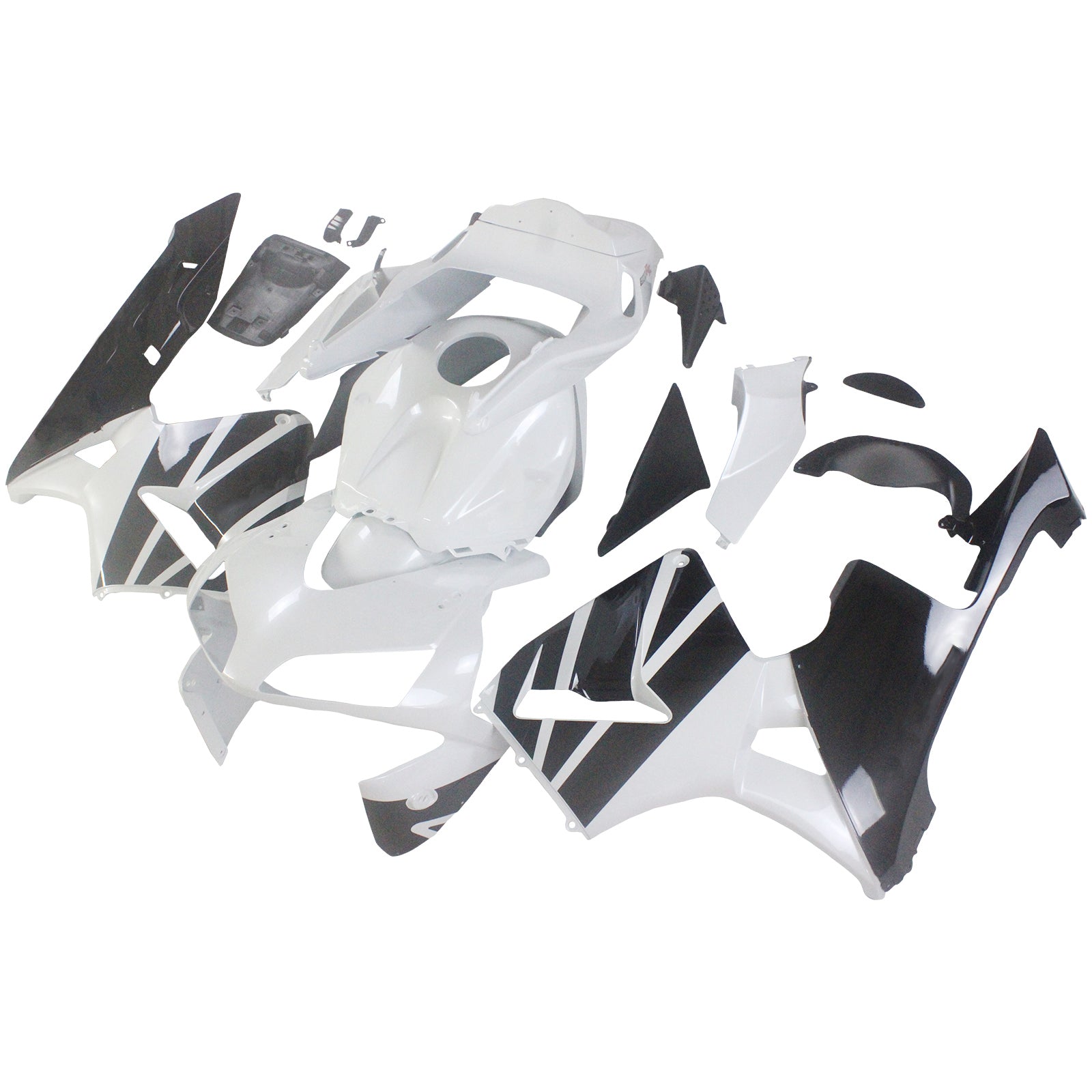 2003-2004 CBR600RR Carrosseriekuip Meerkleurig ABS Spuitgegoten kunststoffen Set 10 # Generiek