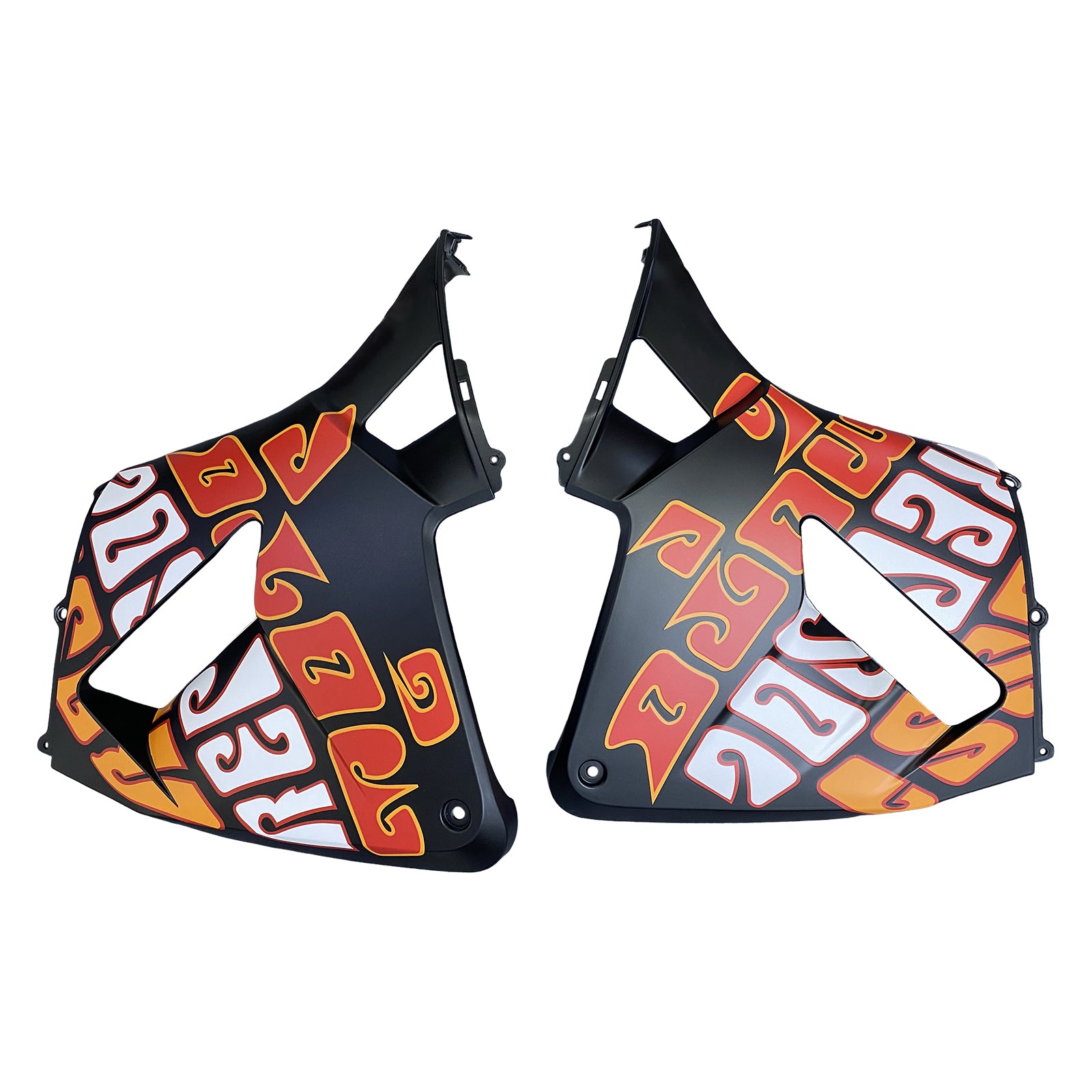 Carenados 2003-2004 Honda CBR 600 RR Negro Mate Valentino Rossi Moto Racing Generic