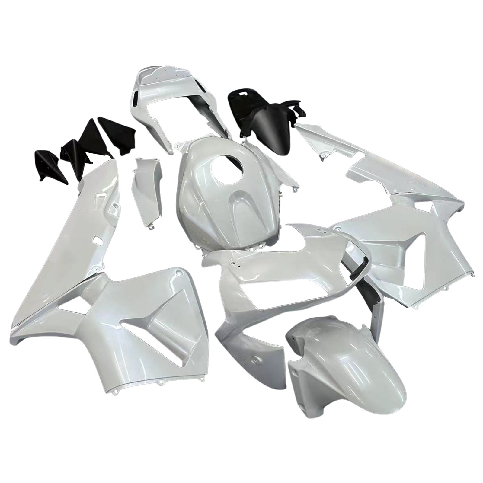 Stroomlijnkappen 2003-2004 Honda CBR 600 RR Metallic Wit Honda Racing Generic