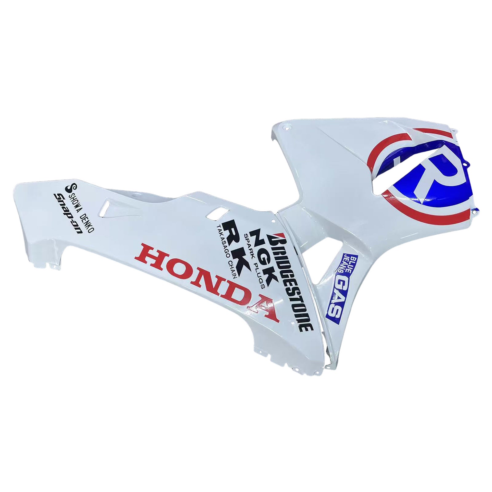 2003-2004 Honda CBR 600 RR No.2 Carénages Repsol Racing Blanc Générique