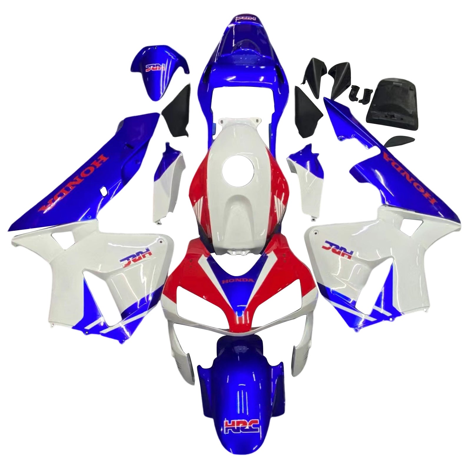 Stroomlijnkappen 2003-2004 Honda CBR600RR Rood Wit Blauw HRC Racing Generiek