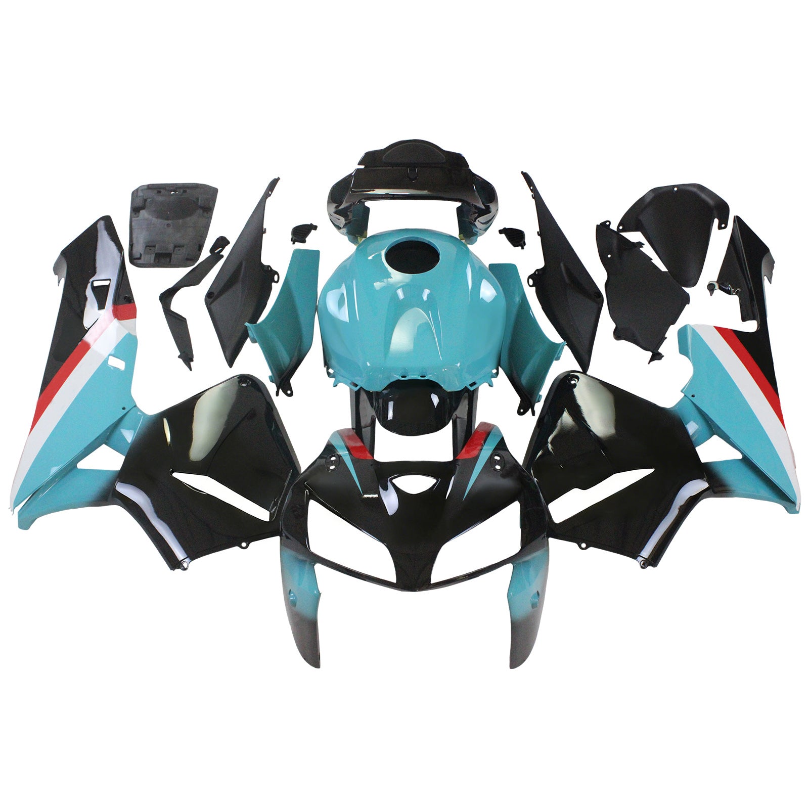 2005-2006 Honda CBR600RR F5 Kit de carénage carrosserie plastique ABS