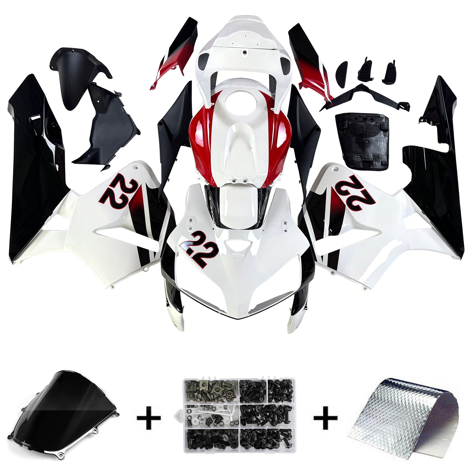 2005-2006 Honda CBR600RR F5 Fairing Kit Bodywork Plastic ABS
