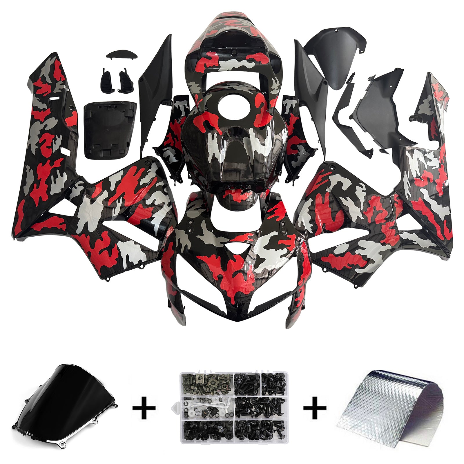 Injection Fairing Kit Bodywork Plastic ABS For Honda CBR600RR 2005-2006 F5