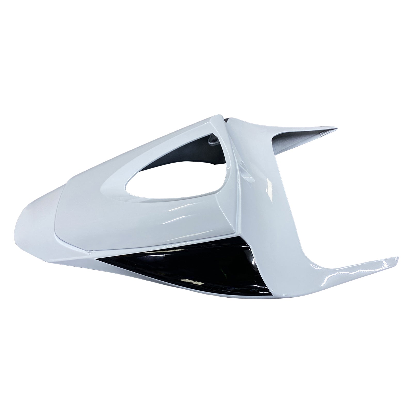 Honda CBR 600 RR Preta 2007-2008 & Carenagens de corrida CBR brancas genéricas