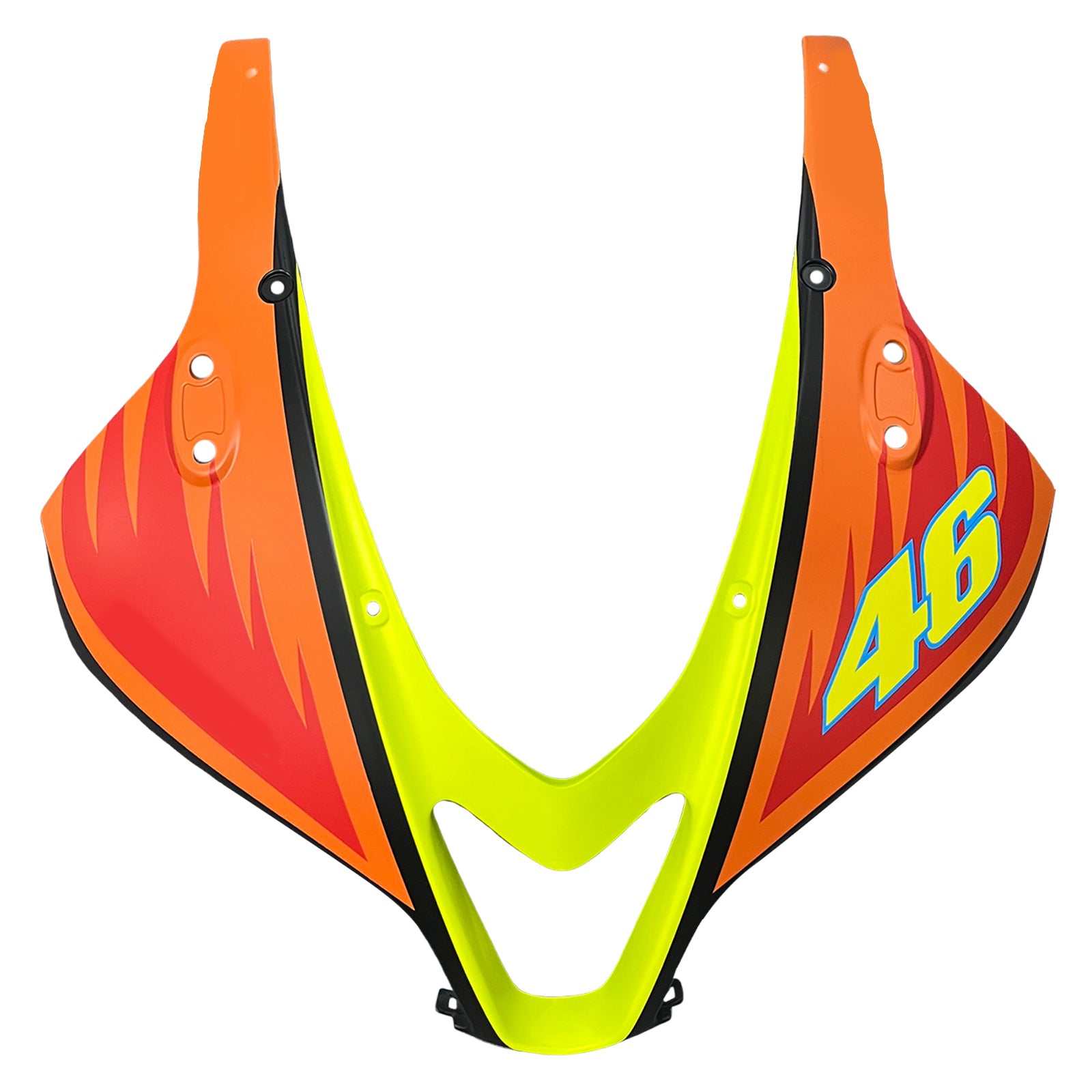 2007-2008 Honda CBR 600 RR zwart Valentino Rossi Racing stroomlijnkappen algemeen