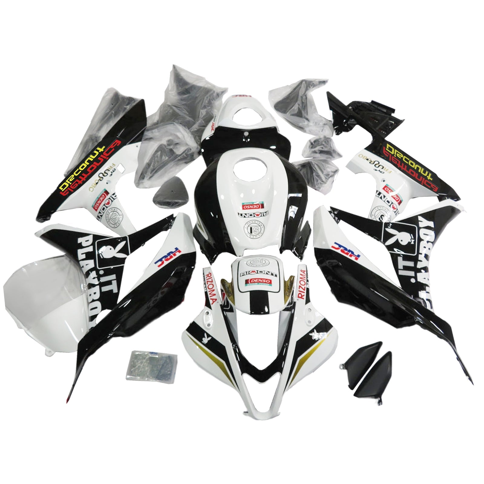 2007-2008 CBR600RR BODYWORK FAIRING ABS PUSHED PLASTICS Set Hot Sell Generic