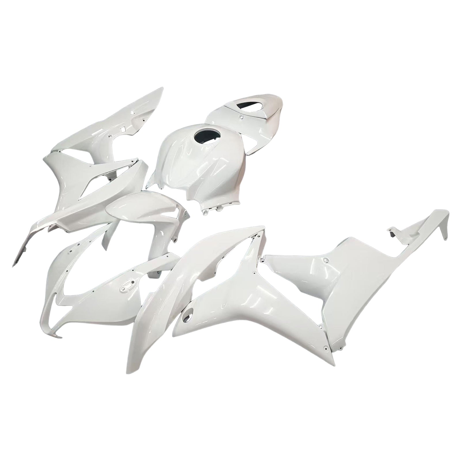2007-2008 Honda CBR600 Fairing White Kit