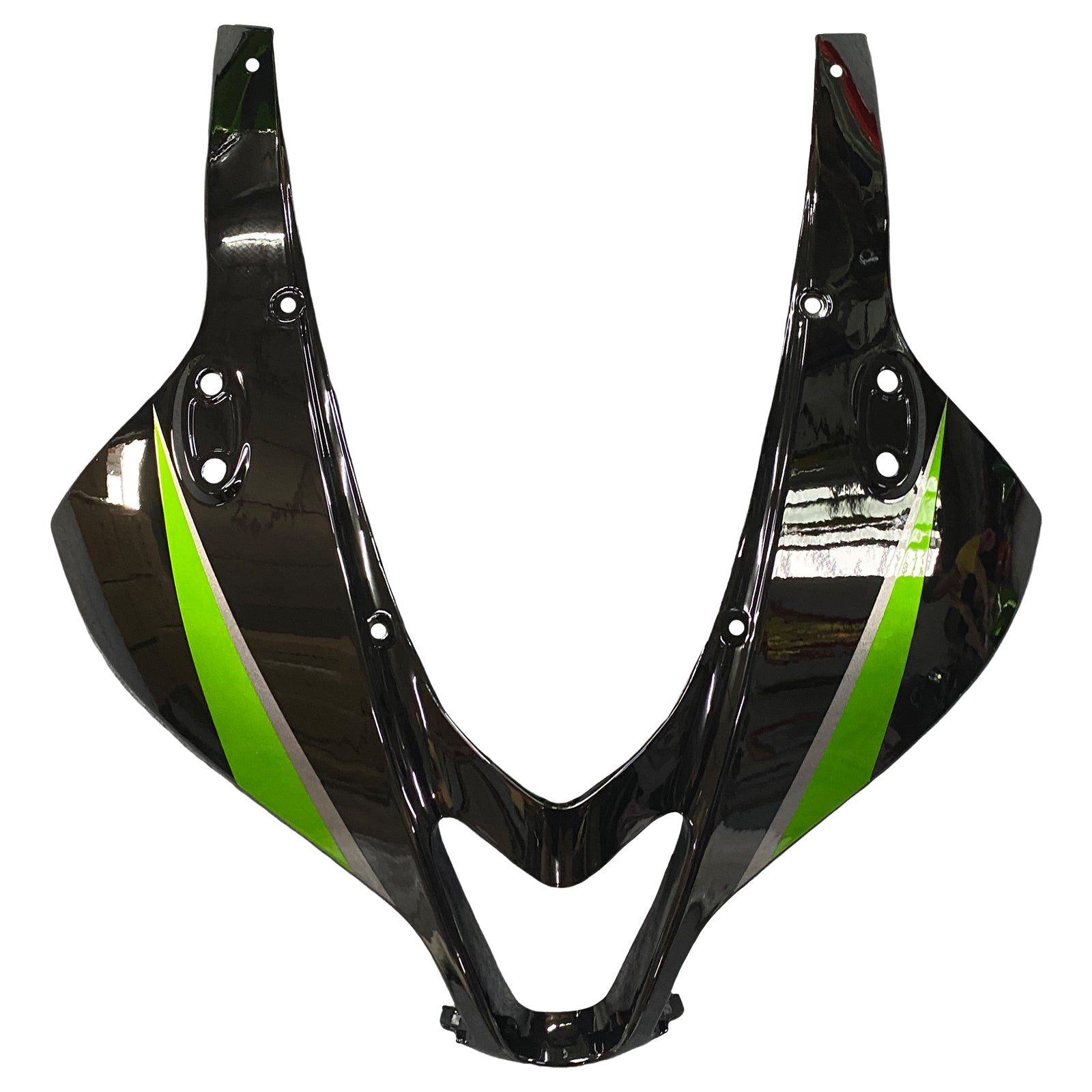 2007-2008 Honda CBR 600 RR Metallic Black & Green Honda Racing Fairings Generic