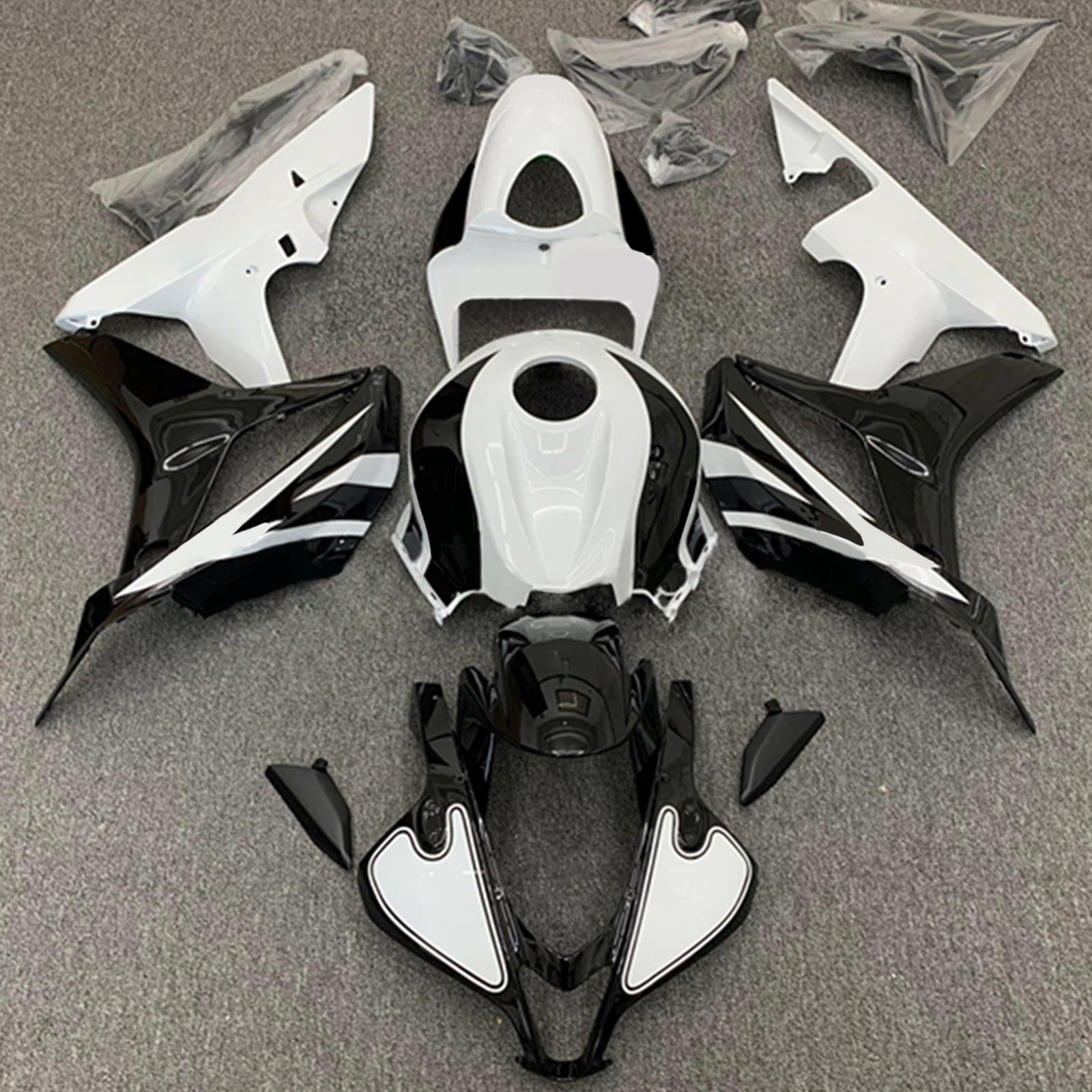 2007-2008 Honda CBR600RR F5 Fairing Kit Karosseri Plast ABS