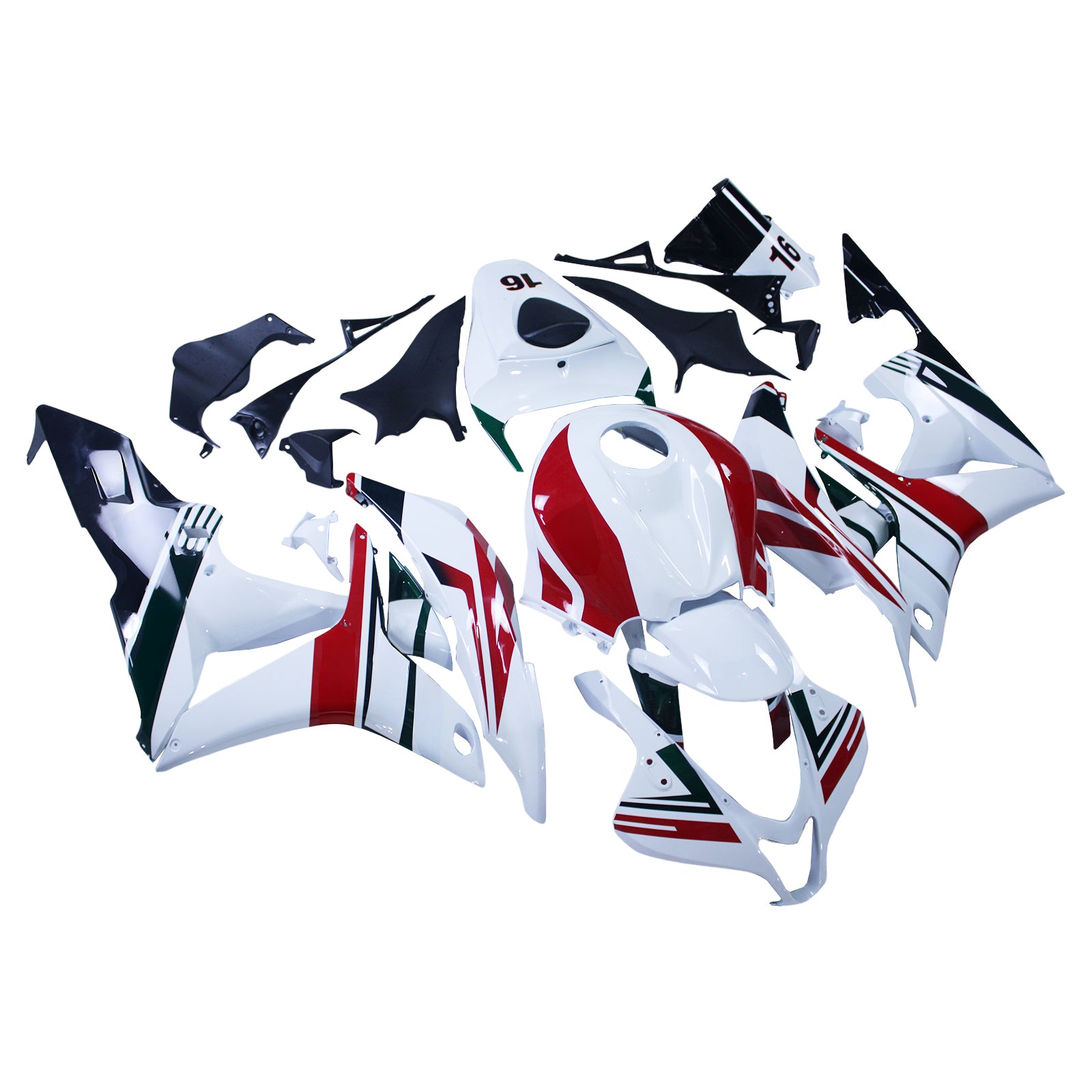 2007-2008 Honda CBR600RR F5 kuipset carrosserie kunststof ABS