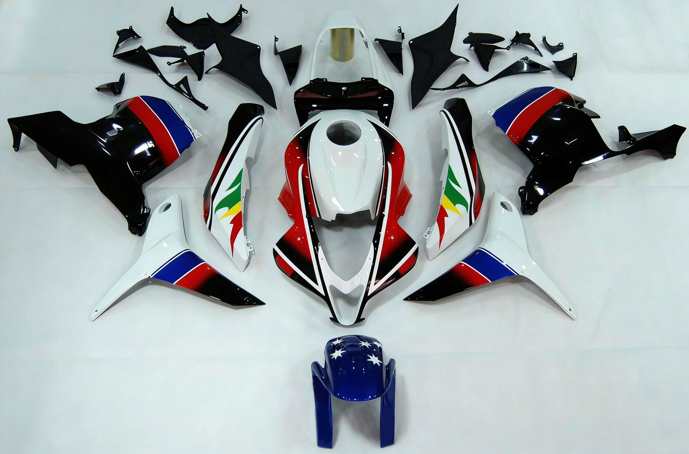 2009-2012 Honda CBR 600 RR Carénages Eurobet Racing multicolores génériques