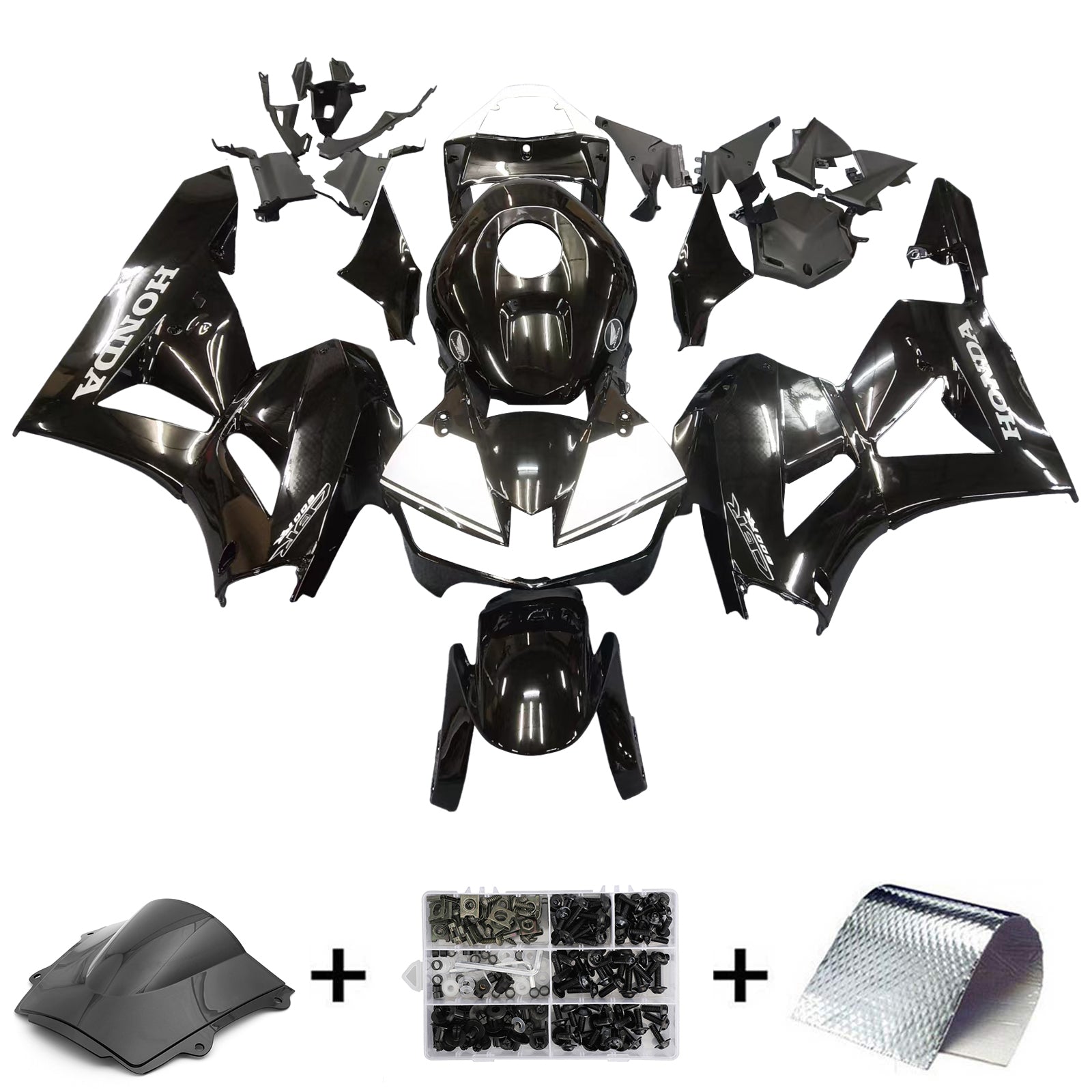 Kit de carénage Honda CBR600 G-Noir 2013-2023