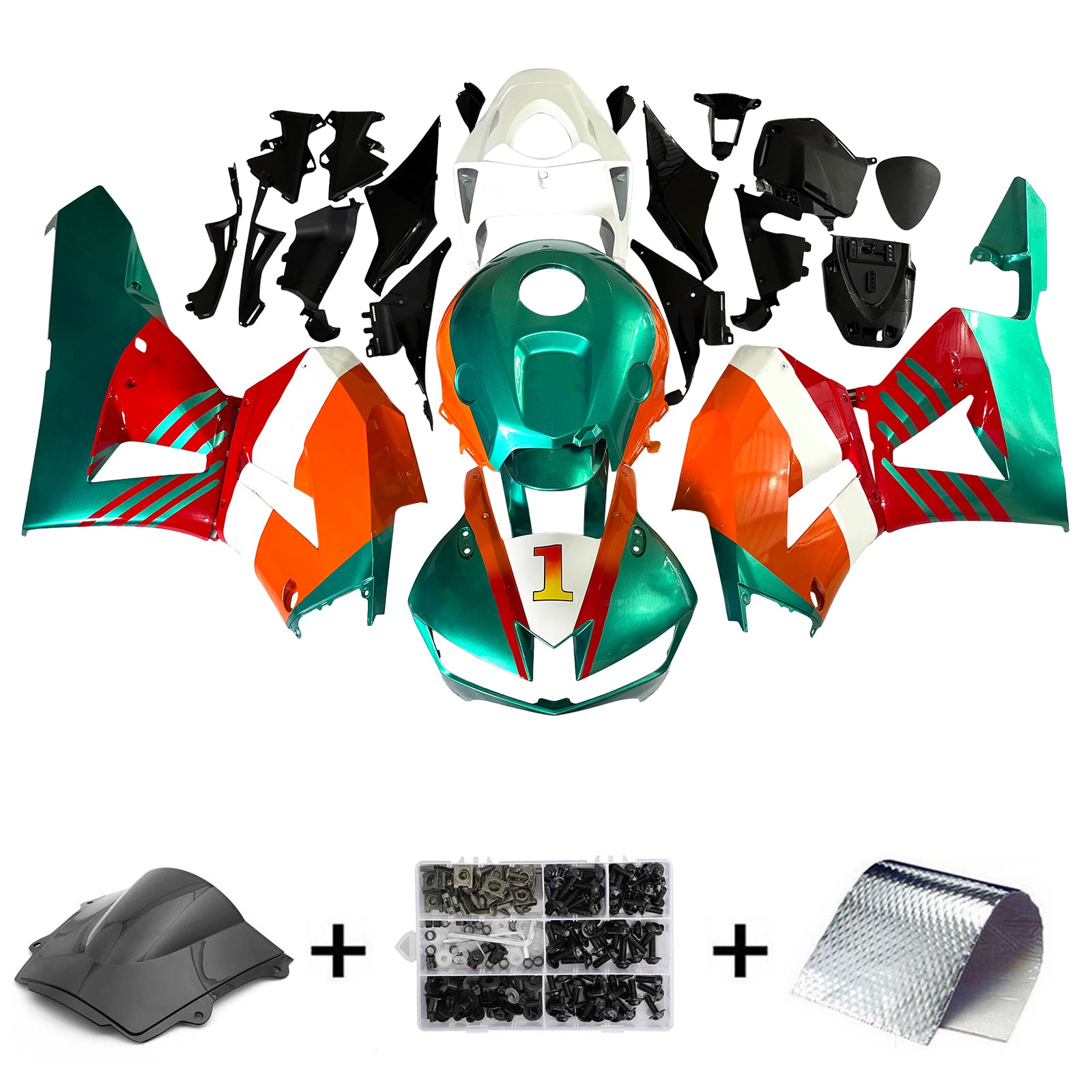 2013-2020 Honda CBR600RR F5 Injection Fairing Kit Bodywork Plastic ABS#159
