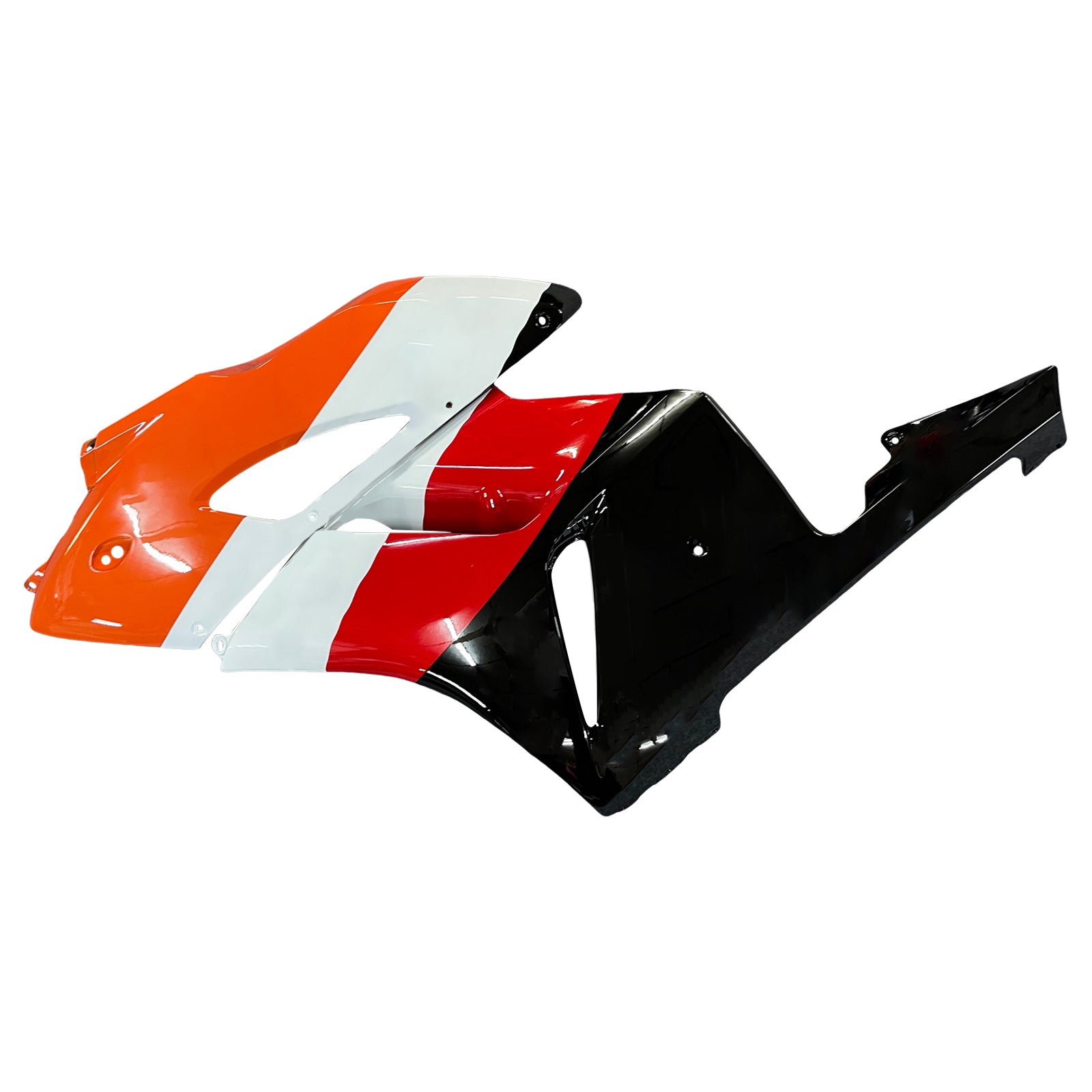 2004-2005 Honda CBR 1000 RR Amotopart stroomlijnkappen zwart oranje Repsol Racing Customs kuip