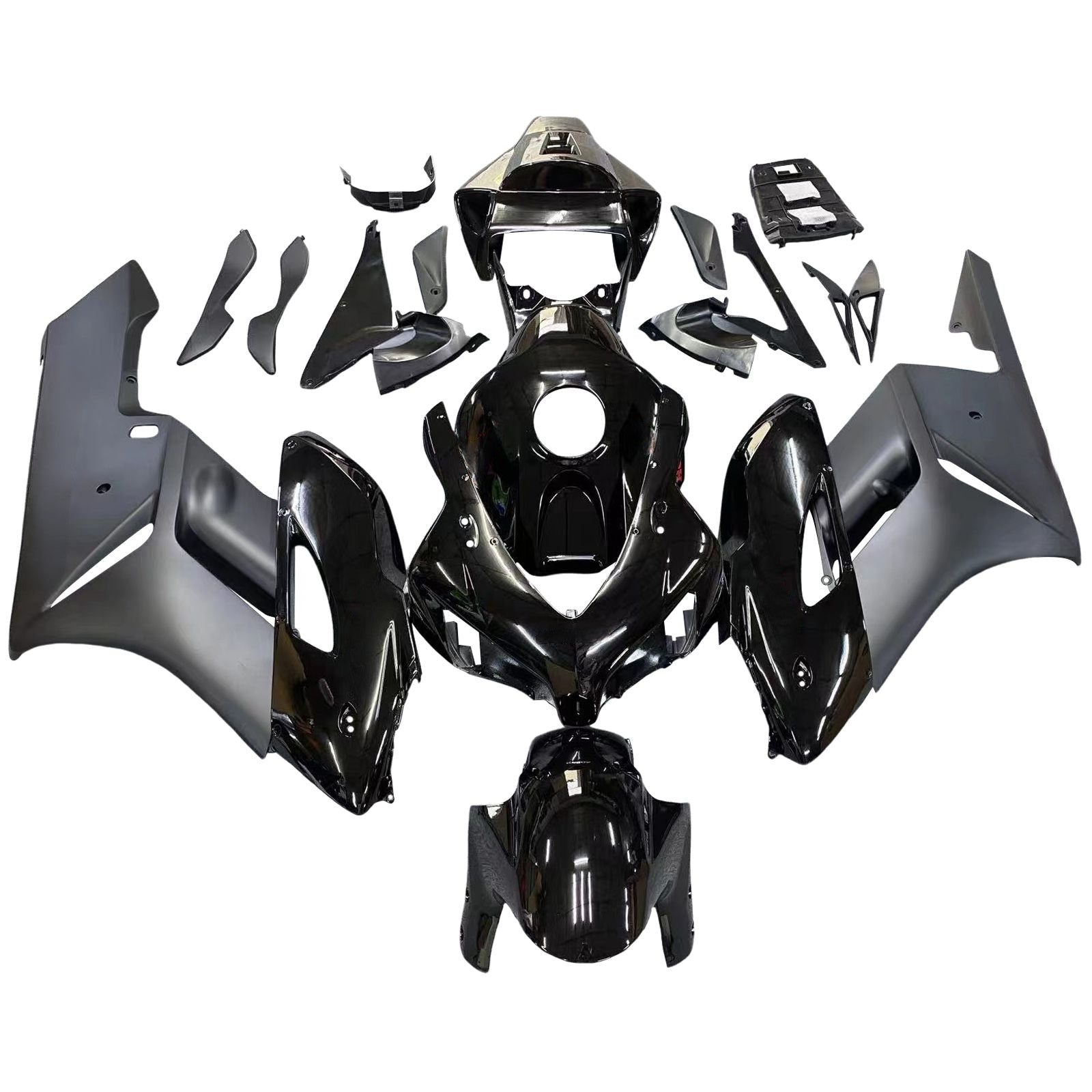 2004-2005 Honda CBR 1000 RR All Black RR Honda Racing Amotopart kåpor