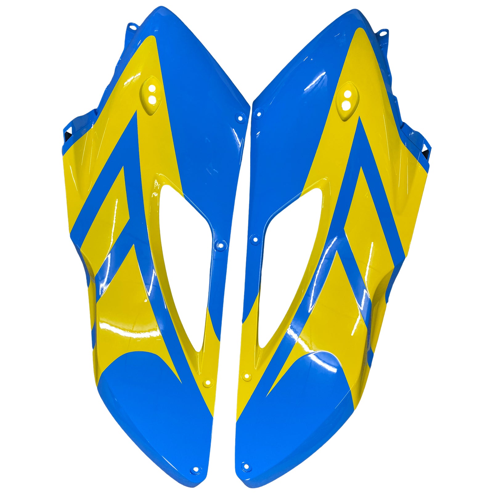 2004-2005 Honda CBR 1000 RR Amotopart Fairings Blue Yellow CBR Racing Customs Fairing