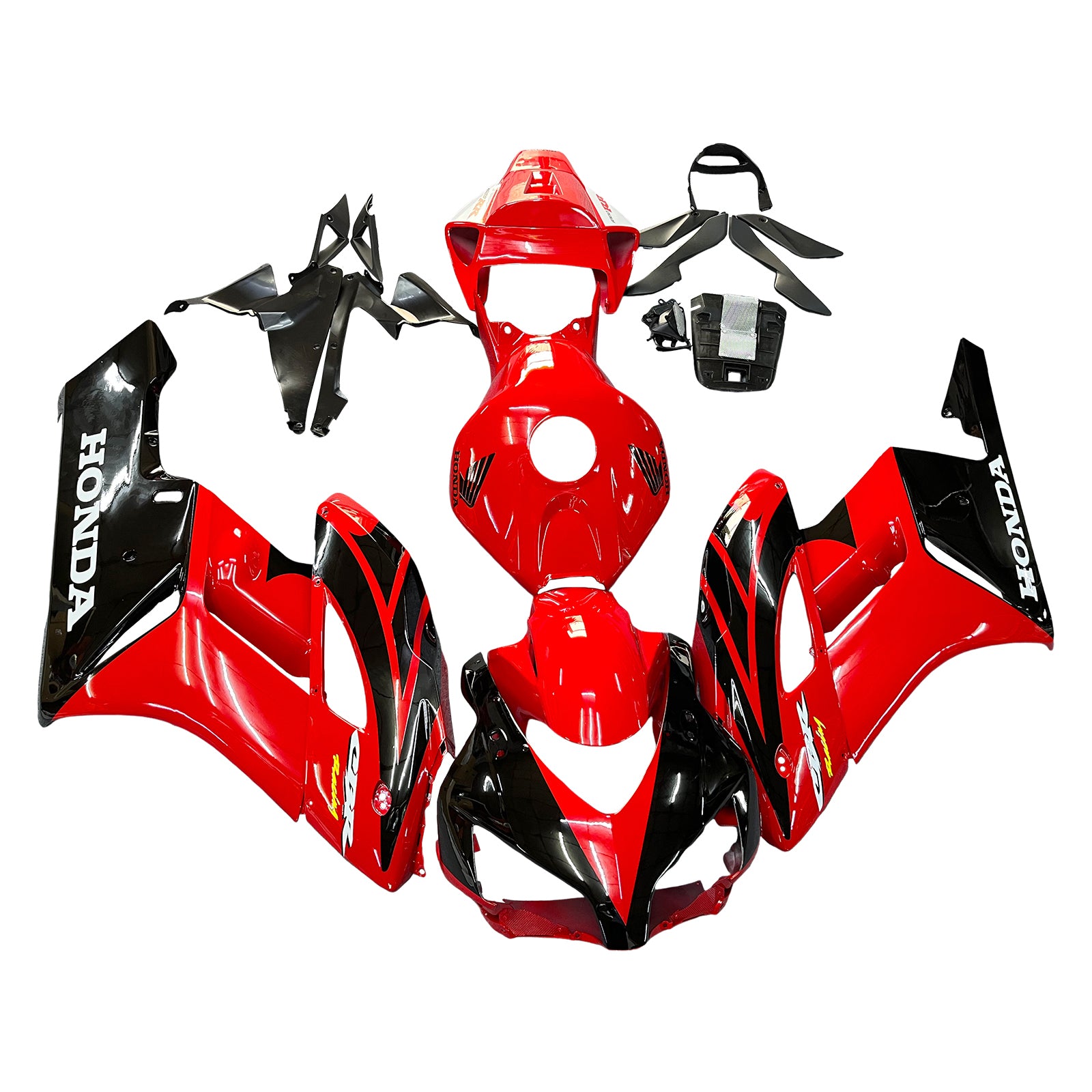 2004-2005 Honda CBR 1000 RR Amotopart Fairings Red Black CBR Racing Customs Fairing