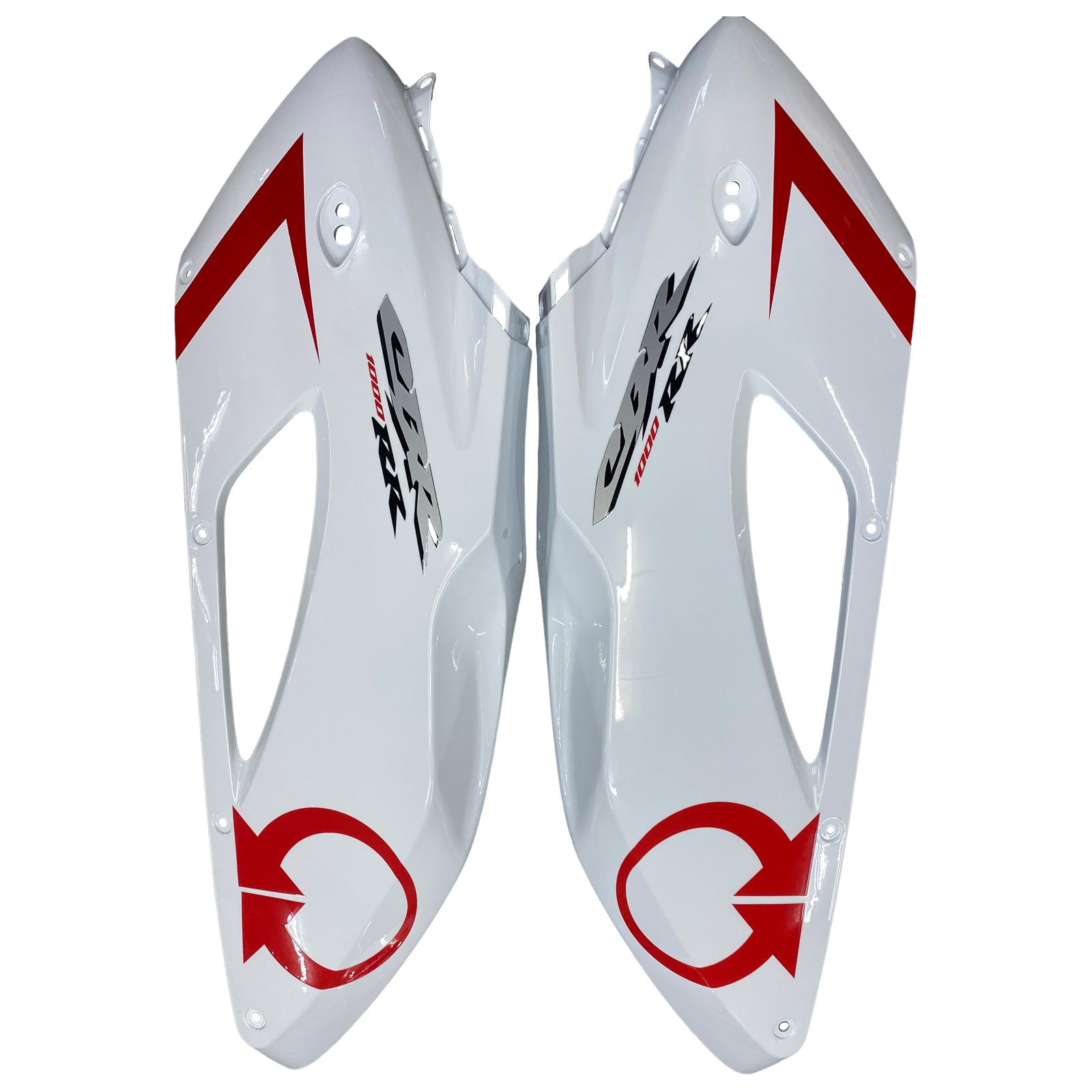 2004-2005 Honda CBR 1000 RR Carénages Amotopart Blanc Rouge Carénage Customs Honda Racing