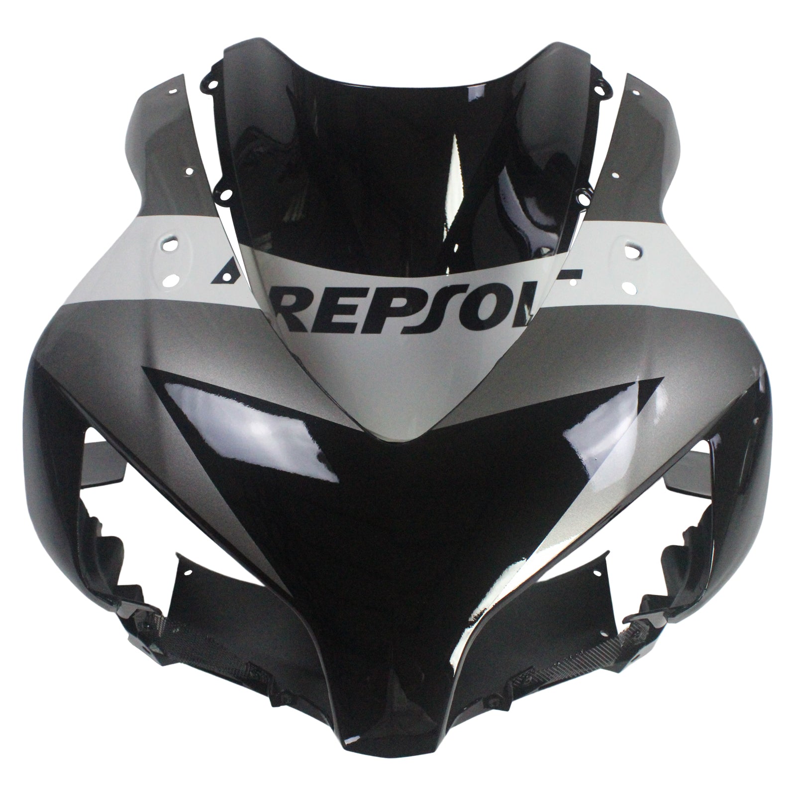 2004-2005 Honda CBR 1000 RR Amotopart stroomlijnkappen zwart zilver Repsol Racing Customs kuip