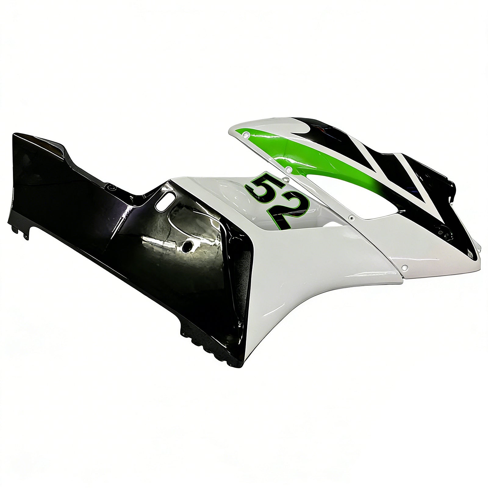 2004-2005 Honda CBR 1000 RR Amotopart Carenados Blanco No.52 Hannspree Racing Carenado personalizado