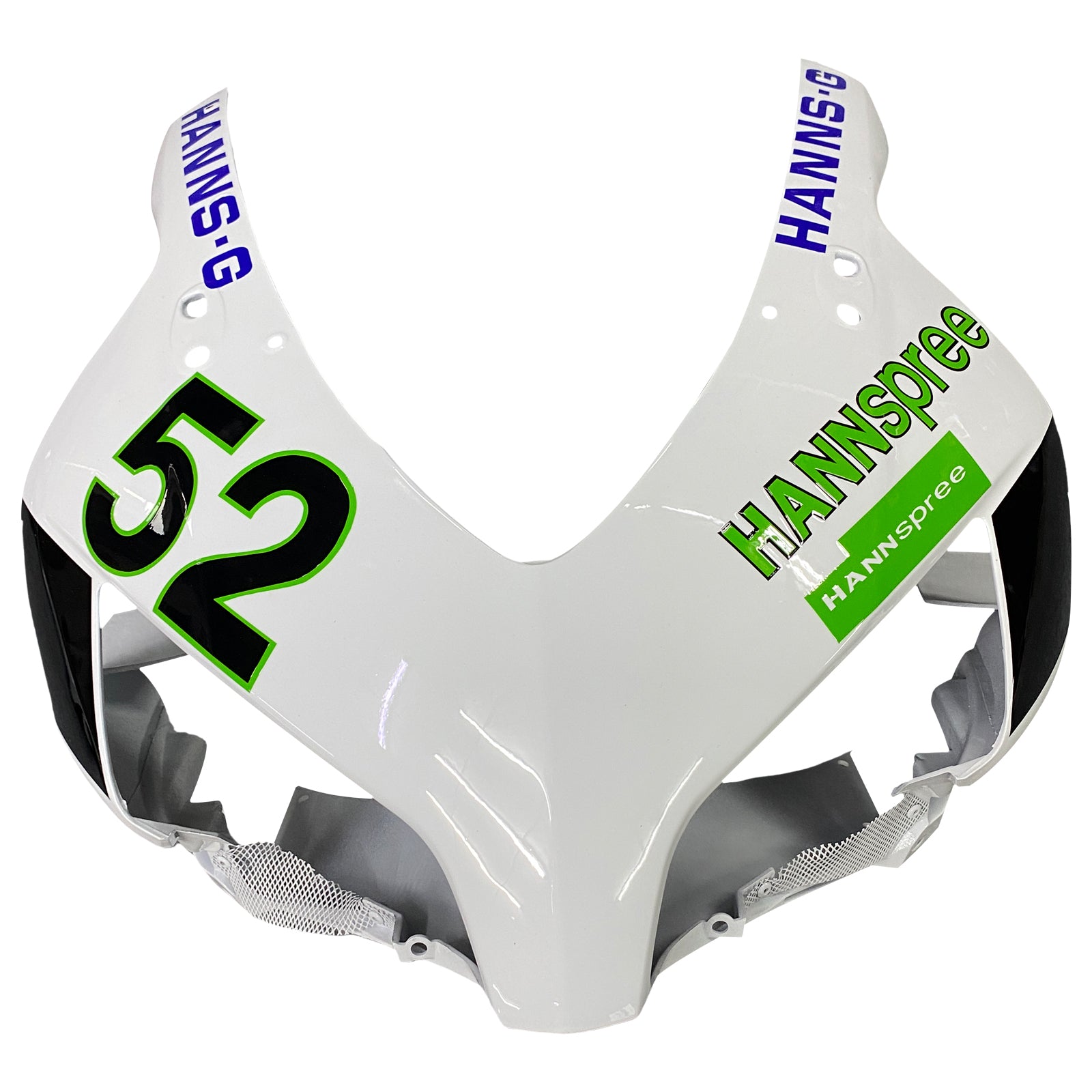 2004-2005 Honda CBR 1000 RR Amotopart Fairings White No.52 Hannspree Racing Customs Fairing