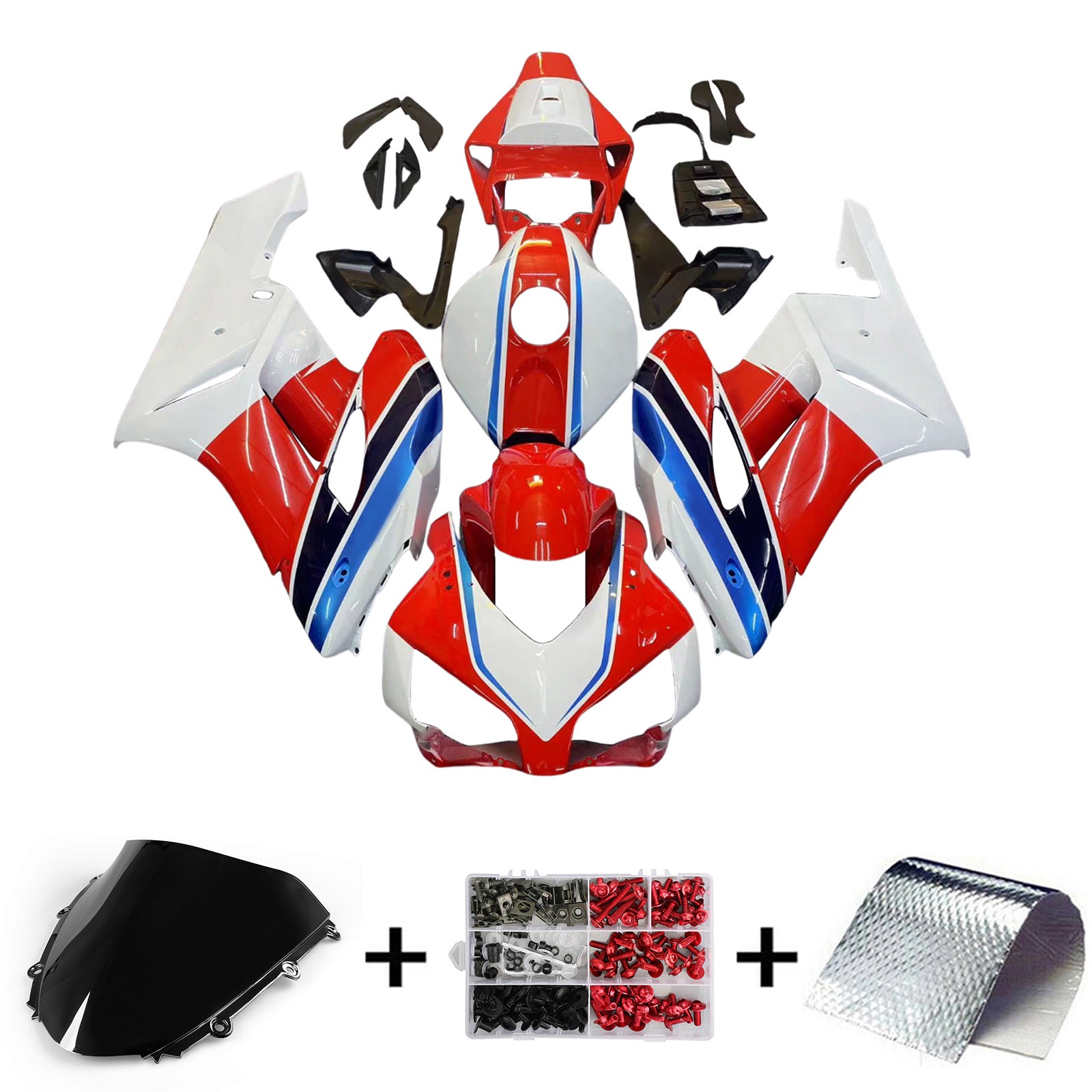 2004-2005 Honda CBR1000RR kuipset carrosserie kunststof ABS