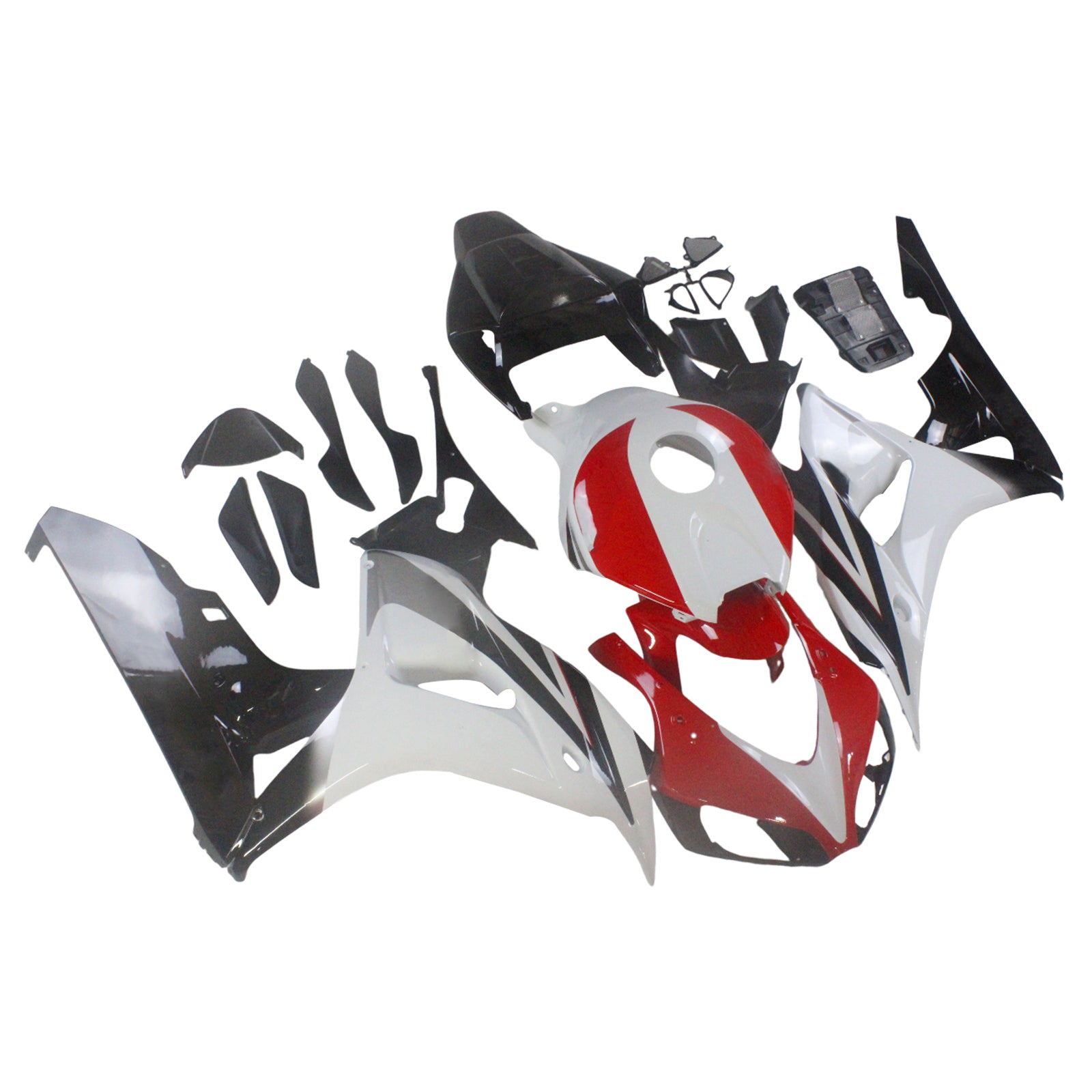 2006-2007 CBR1000RR Bodywork Fairing Red Abs Injection Molded Plastics Set Generic