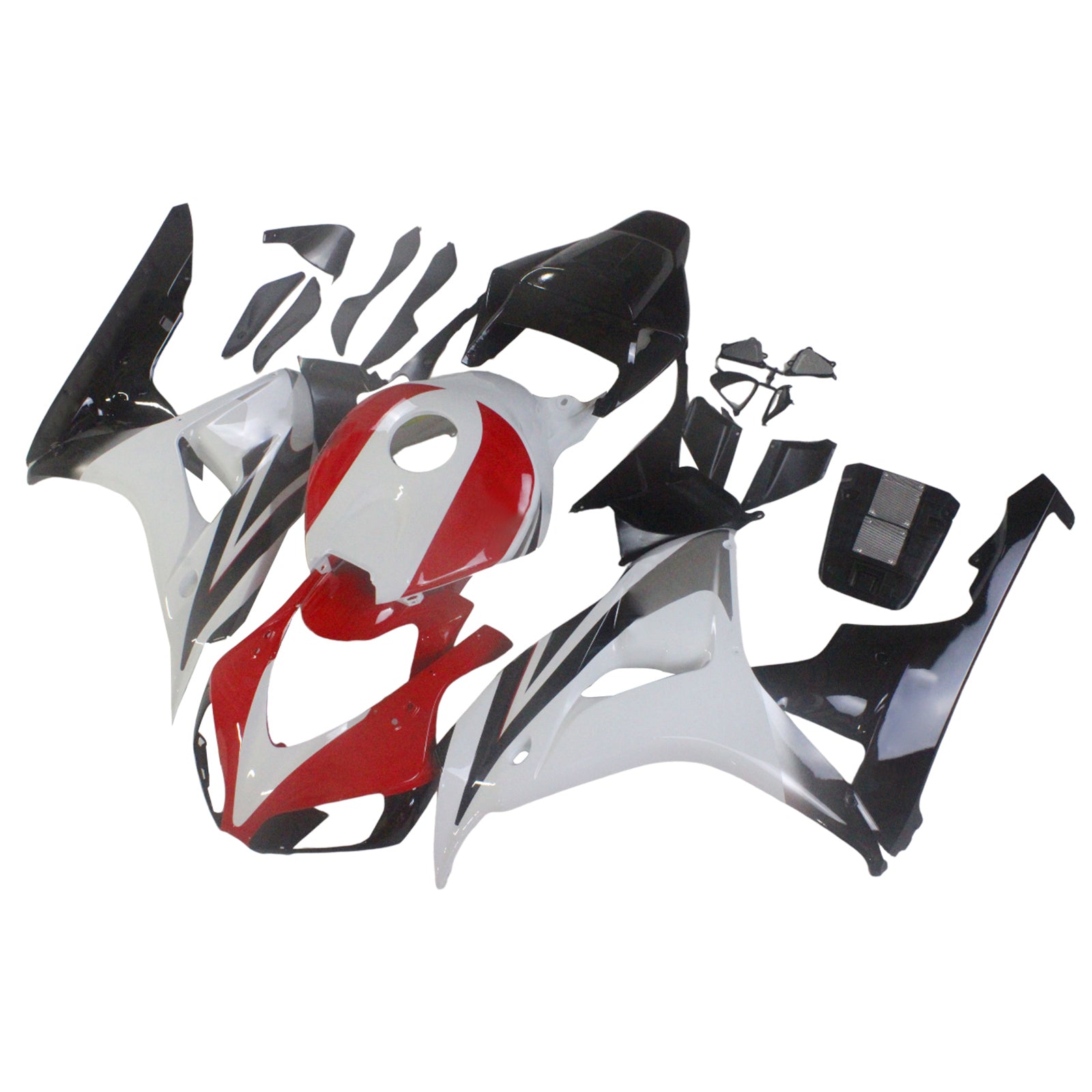 2006-2007 CBR1000RR Bodywork Fairing Red Abs Injection Molded Plastics Set Generic