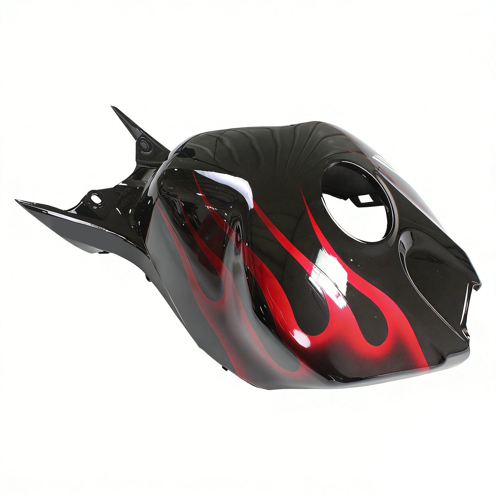 2006-2007 Honda CBR 1000 RR Black & Red Flame Shark Racing Fairings Generic