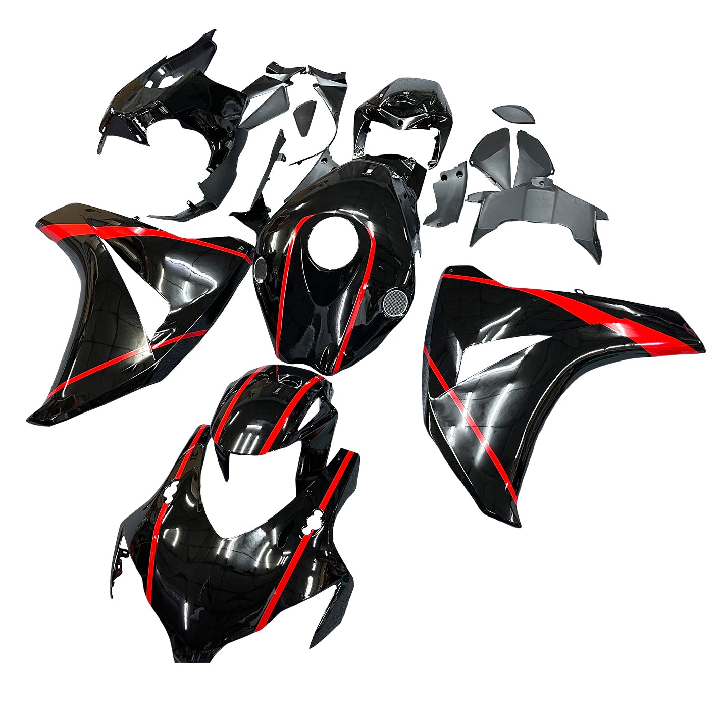 2008-2011 Honda CBR1000RR Injectiekuipset Carrosserie Kunststof ABS #199