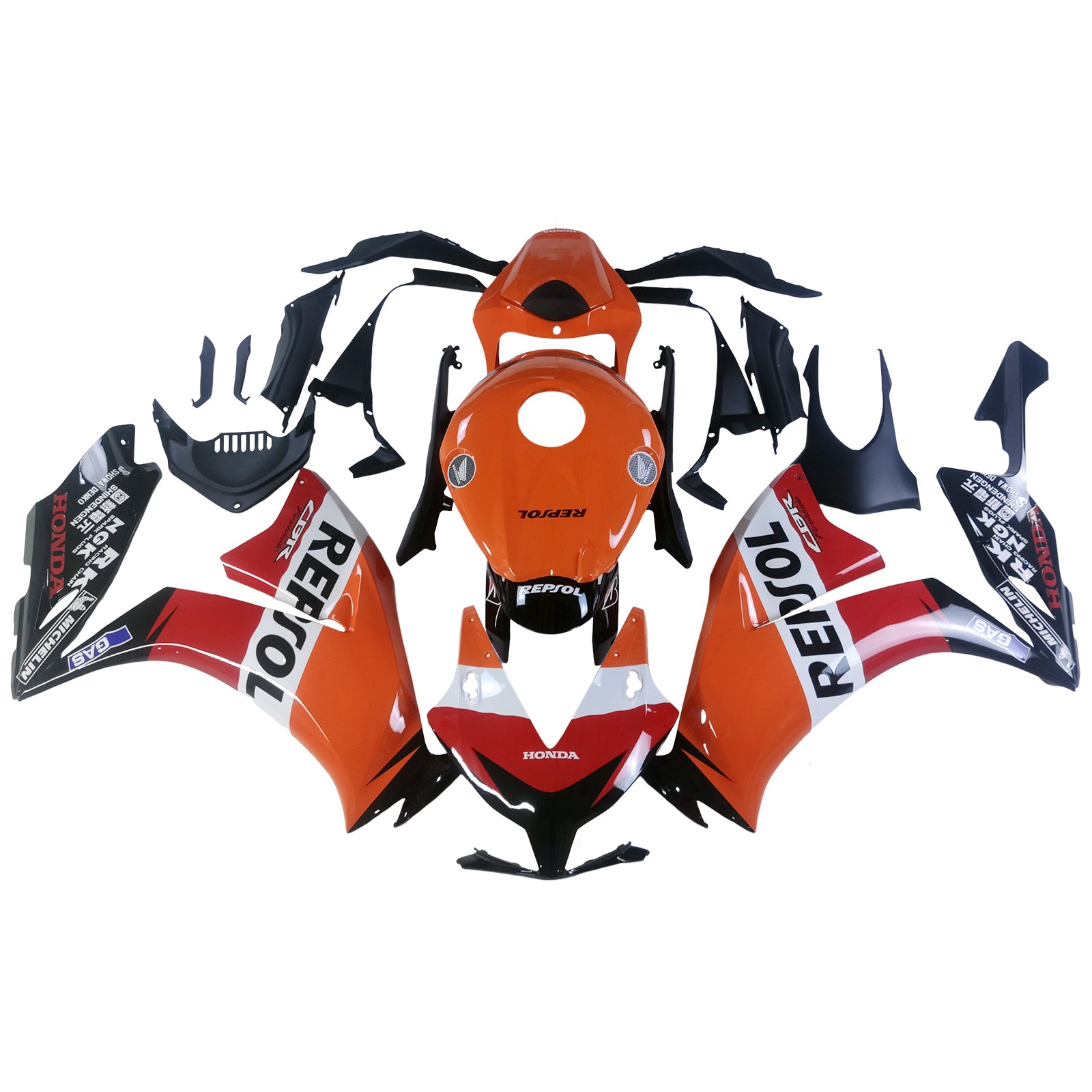 2012-2016 Honda CBR1000RR Repsol Orange Racing Carénages Générique