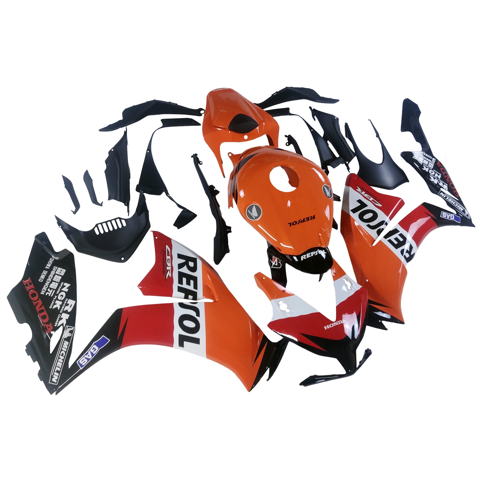 2012-2016 HONDA CBR1000RR REPSOL Orange Racing Fandings Genérico