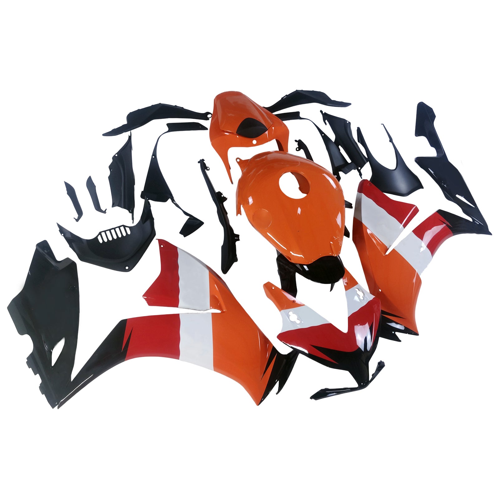 Carenados de carreras Honda CBR1000RR Repsol 2012-2016, color naranja, genéricos