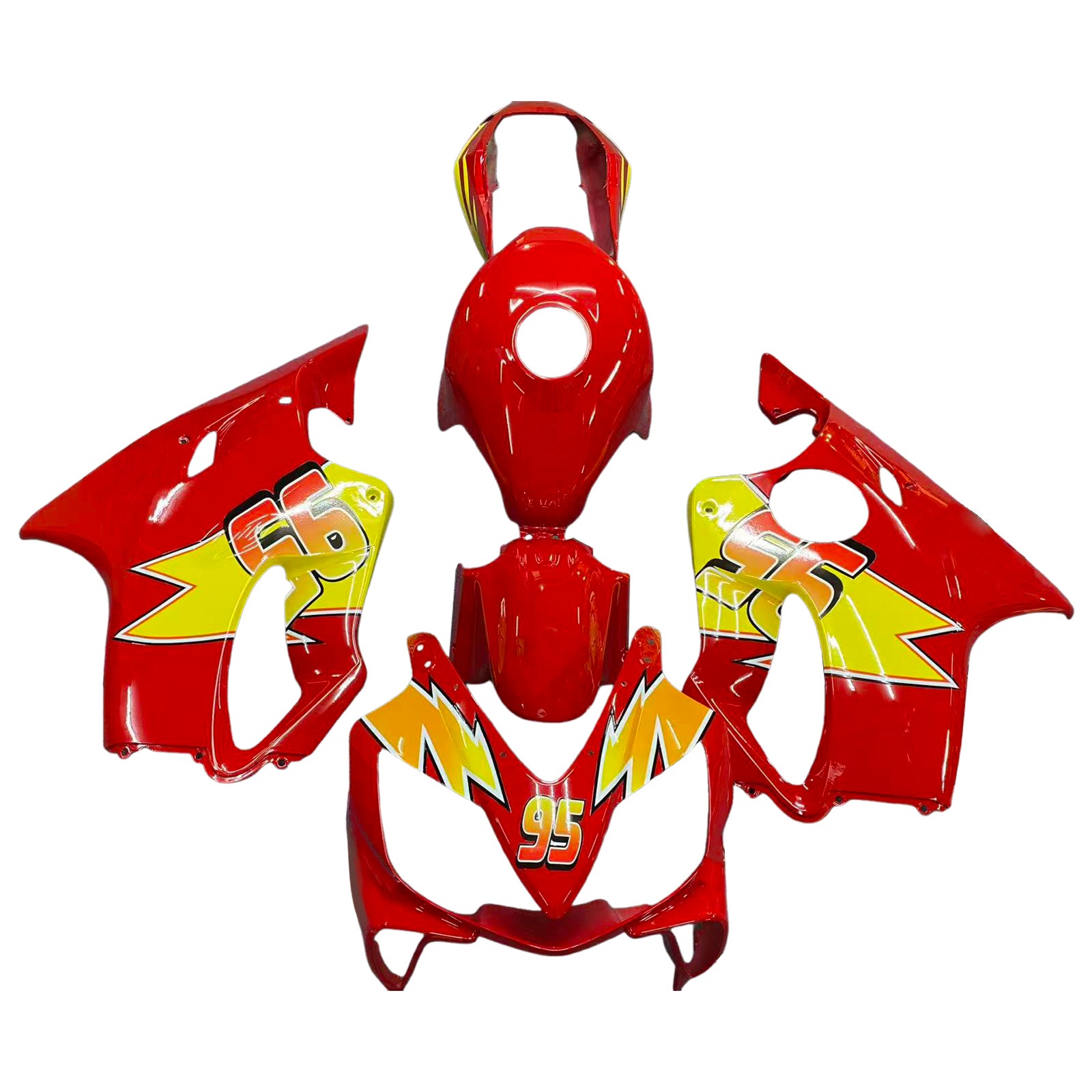 Injection Fairing Kit Bodywork Plastic ABS For Honda CBR600 F4i 2004-2007