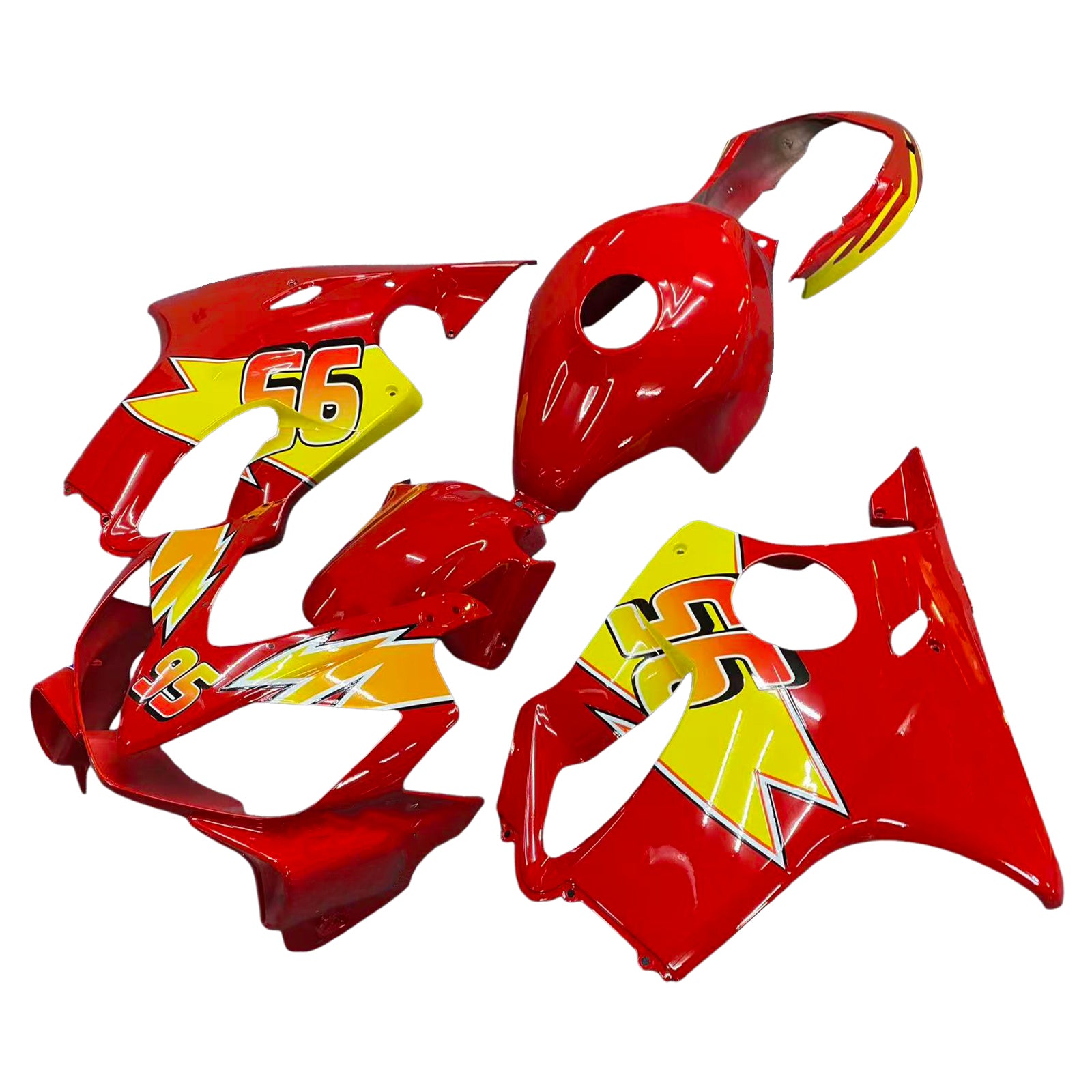 Injection Fairing Kit Bodywork Plastic ABS For Honda CBR600 F4i 2004-2007