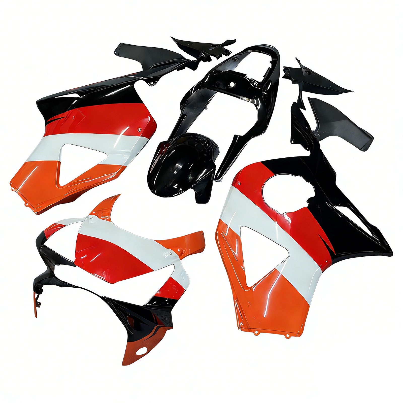 2002-2003 HONDA CBR 954 RR AMOTOPART FATINGS Black Repsol Honda Racing Customs Fairing