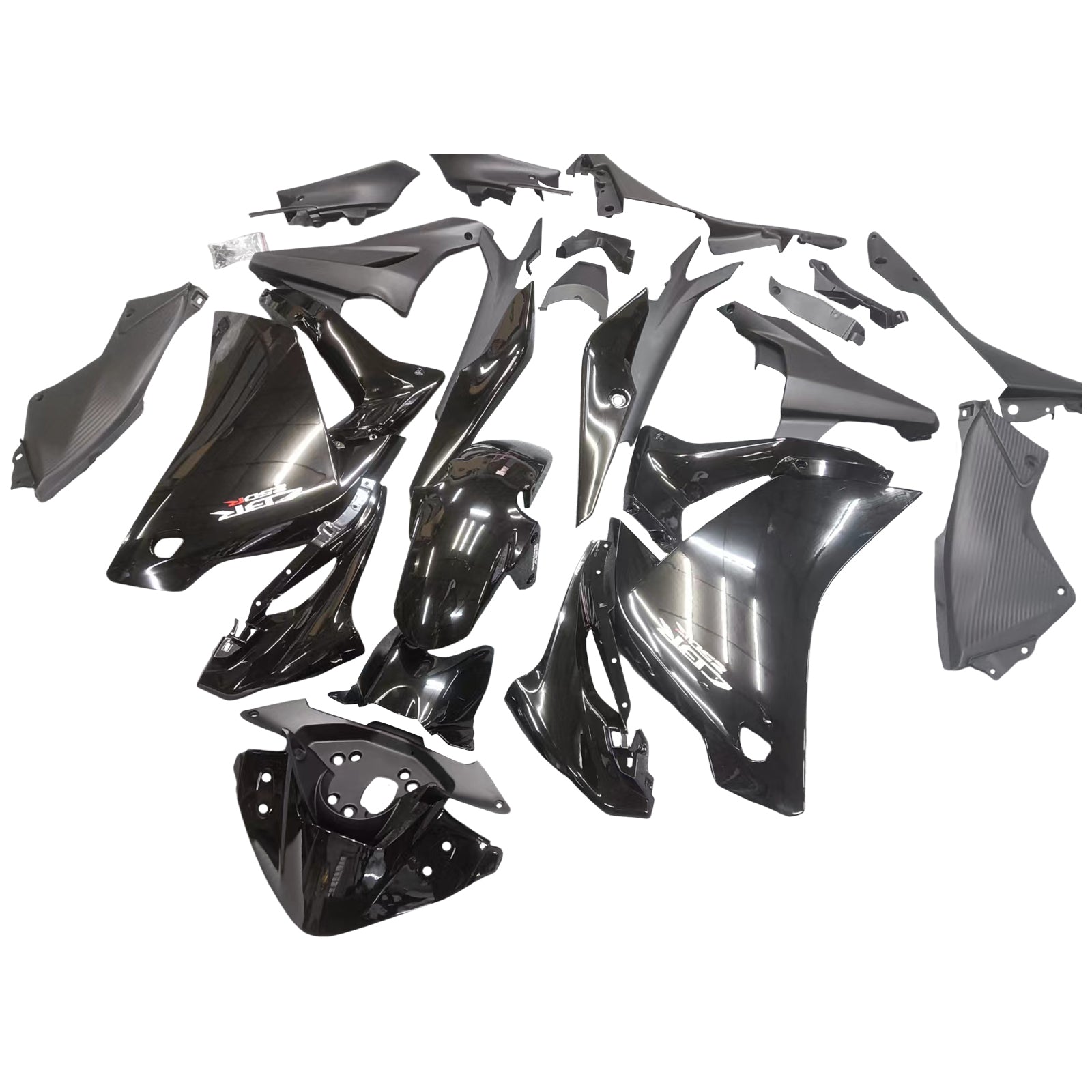 2011-2015 Honda CBR250R Black CBR Racing Fairings Generic