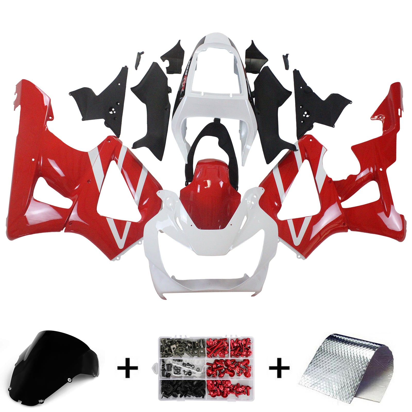 2000-2001 Honda CBR929RR Amotopart Injection Fairing Kit Bodywork Plastic ABS #102