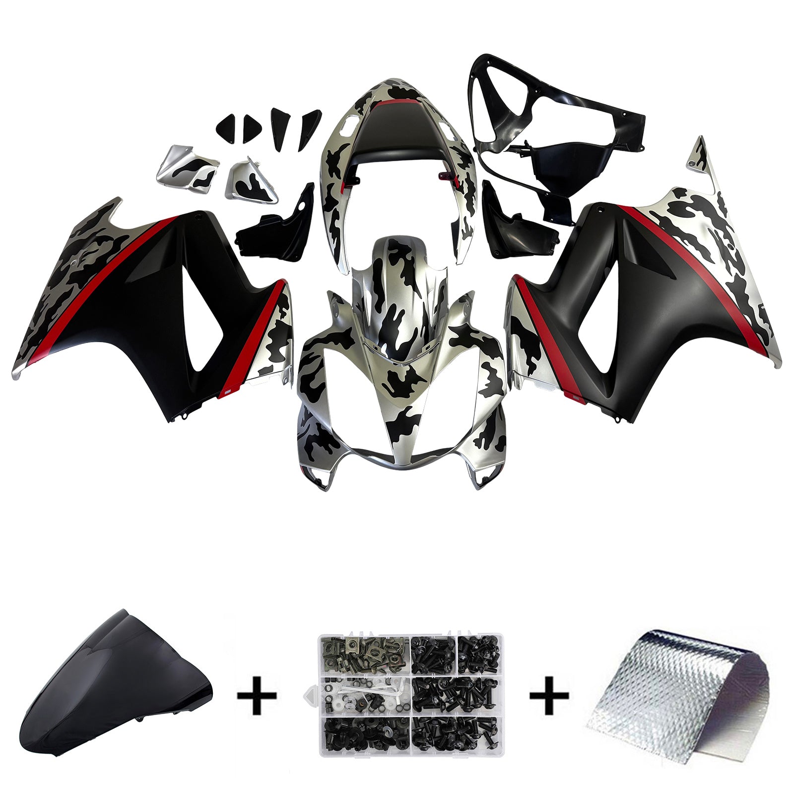 Injection ABS Plastic Bodywork Fairing Fit For Honda VFR800 2002-2012