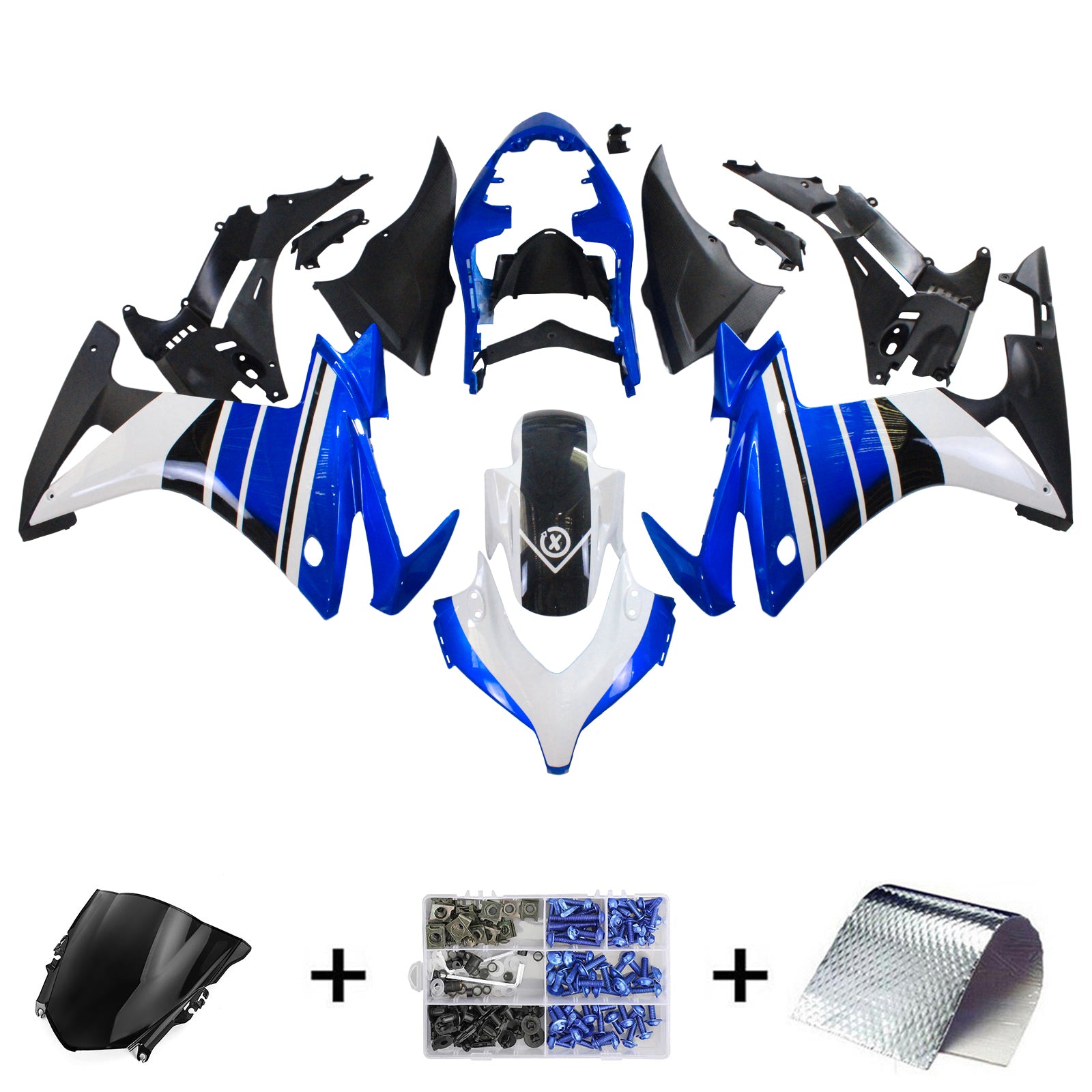 2013-2015 Honda CBR500R Amotopart Injection Fairing Kit Bodywork Plastic ABS #106