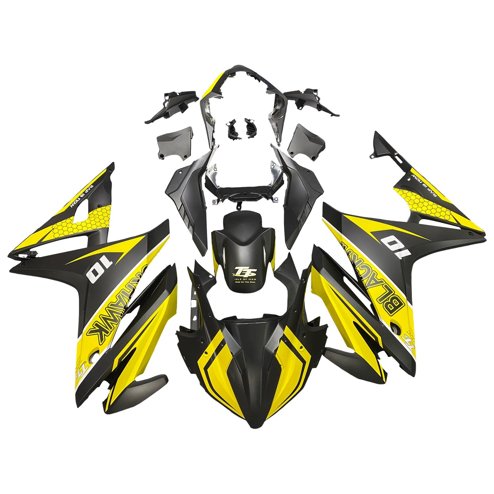 2016-2018 Honda CBR500R AMOTOPART INJECTION CAURING Kit Bodywork Plastic Abs # 104