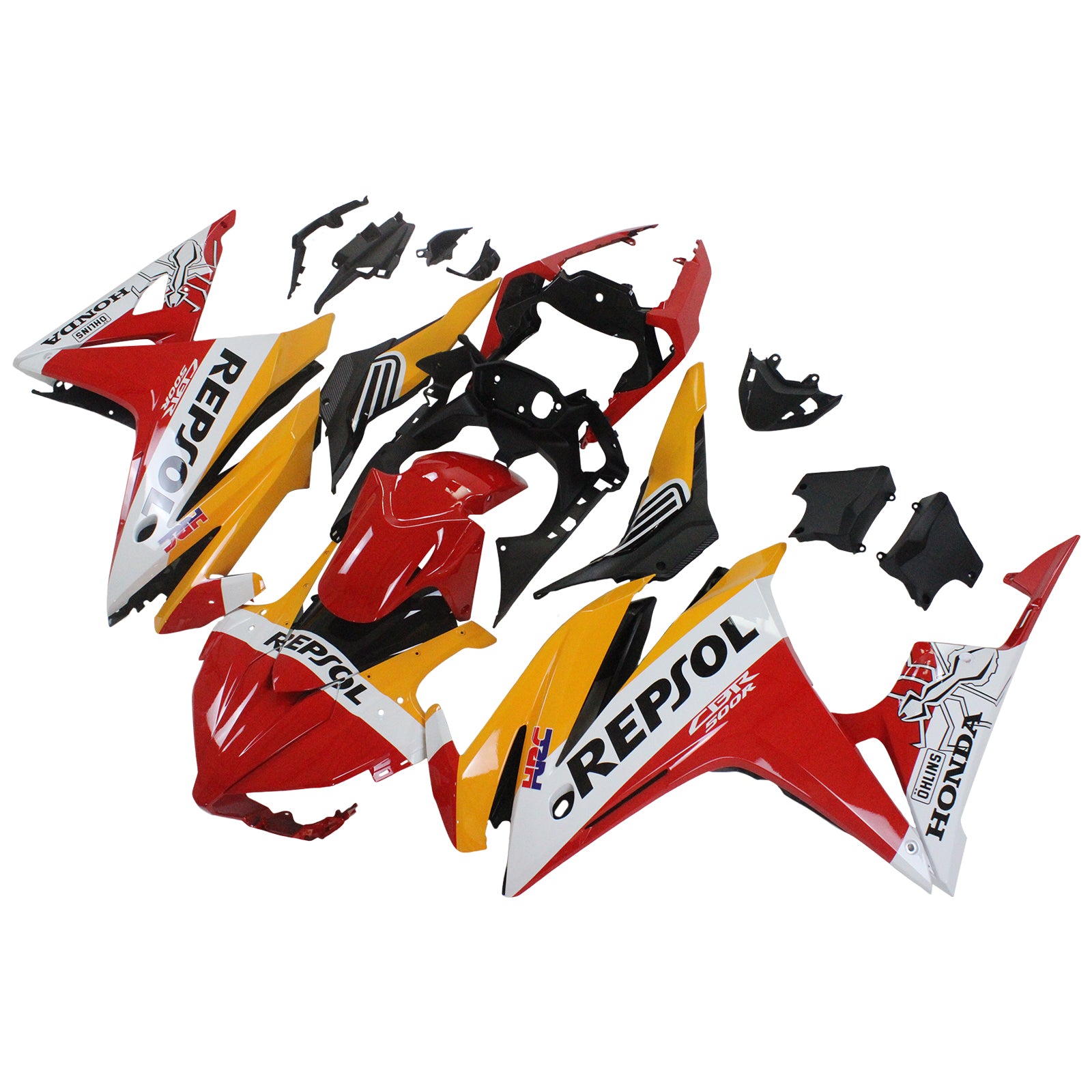 2016-2018 Honda CBR500R Amotopart Injection Fairing Kit Bodywork Plastic ABS #105