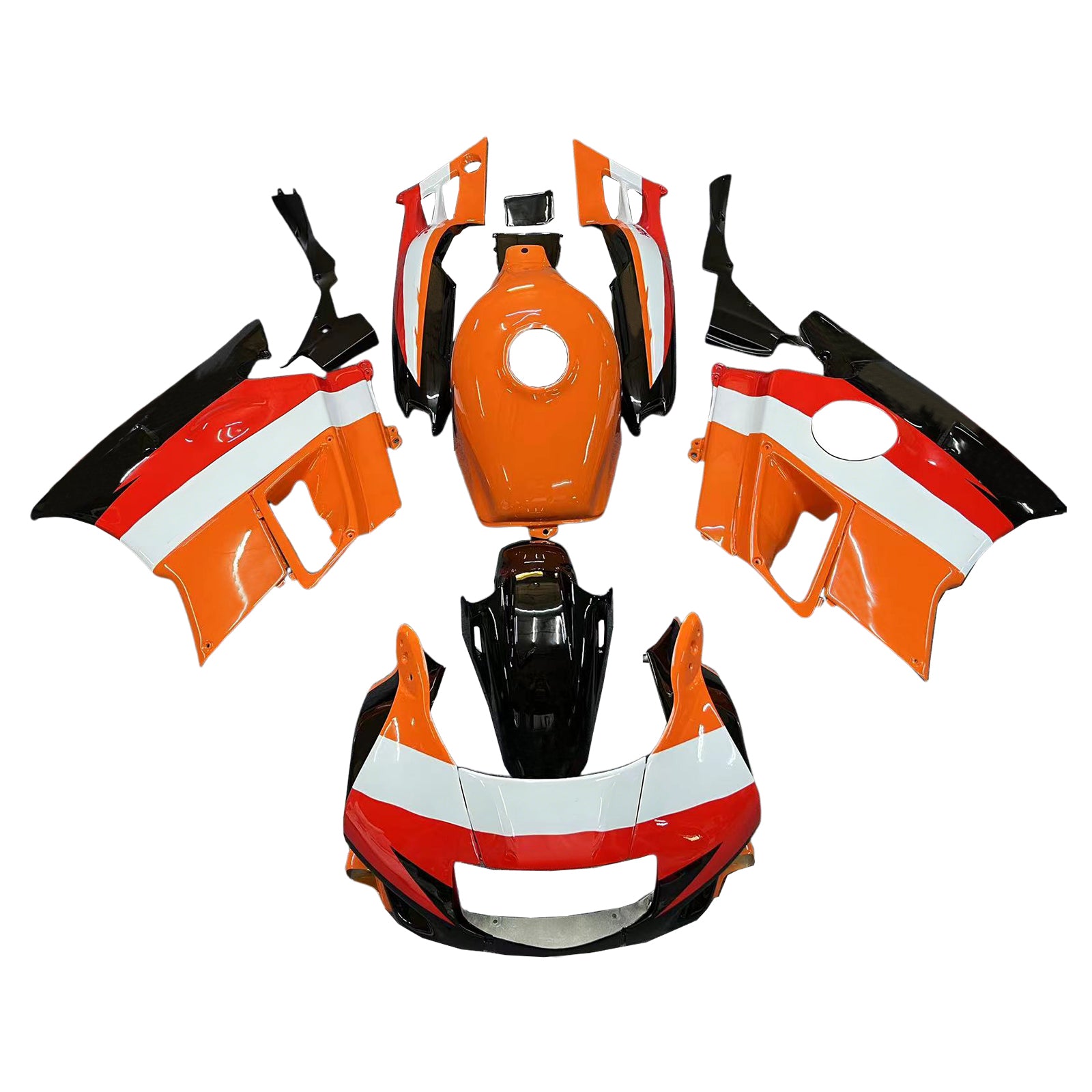 1991-1994 Honda CBR600 F2 Kit de carénage d'injection carrosserie plastique ABS