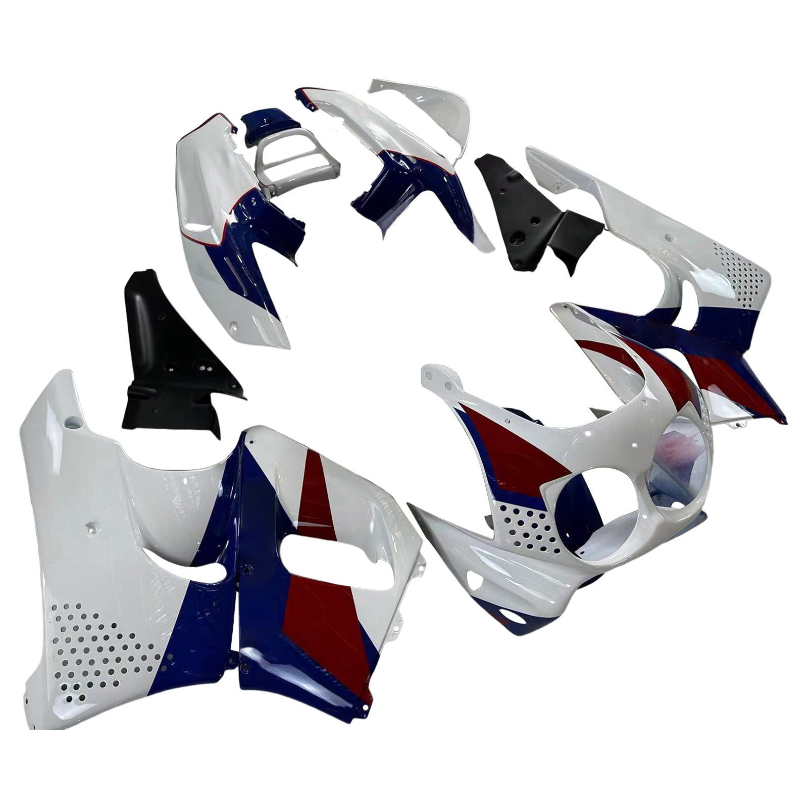 1992-1993 HONDA CBR900RR 893 Kit de carenagem de injeção de AMOTOTS