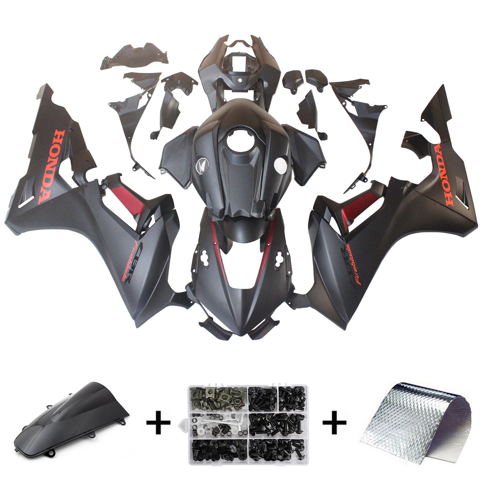 2017-2023 Honda CBR1000RR Amotopart Injection Fairing Kit Bodywork Plastic ABS #101